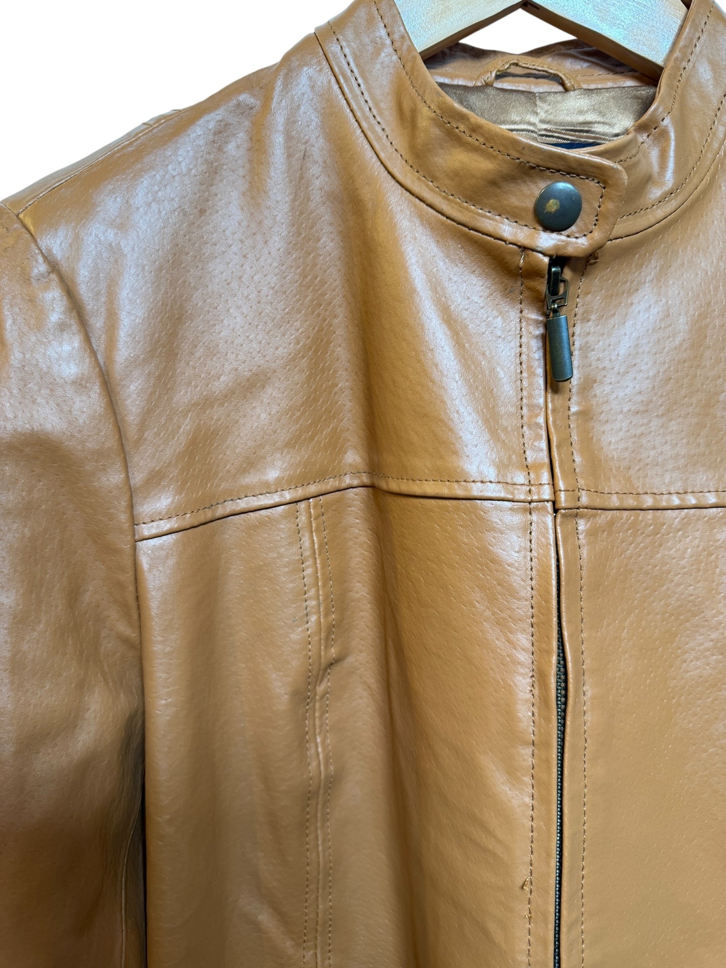Chadwicks of Boston Women's Brown Leather Jacket (Size L)