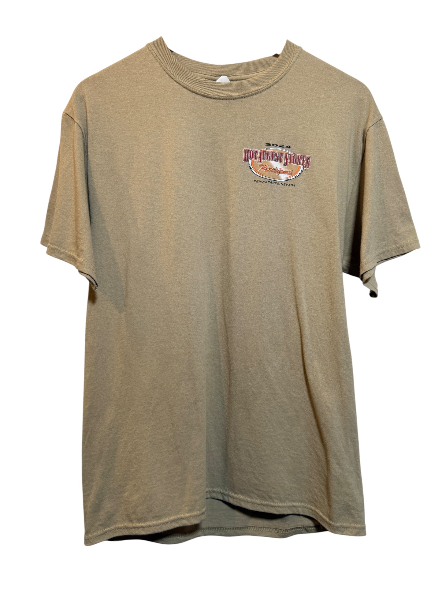 Hot August Nights Mens Tan T Shirt (Size M)