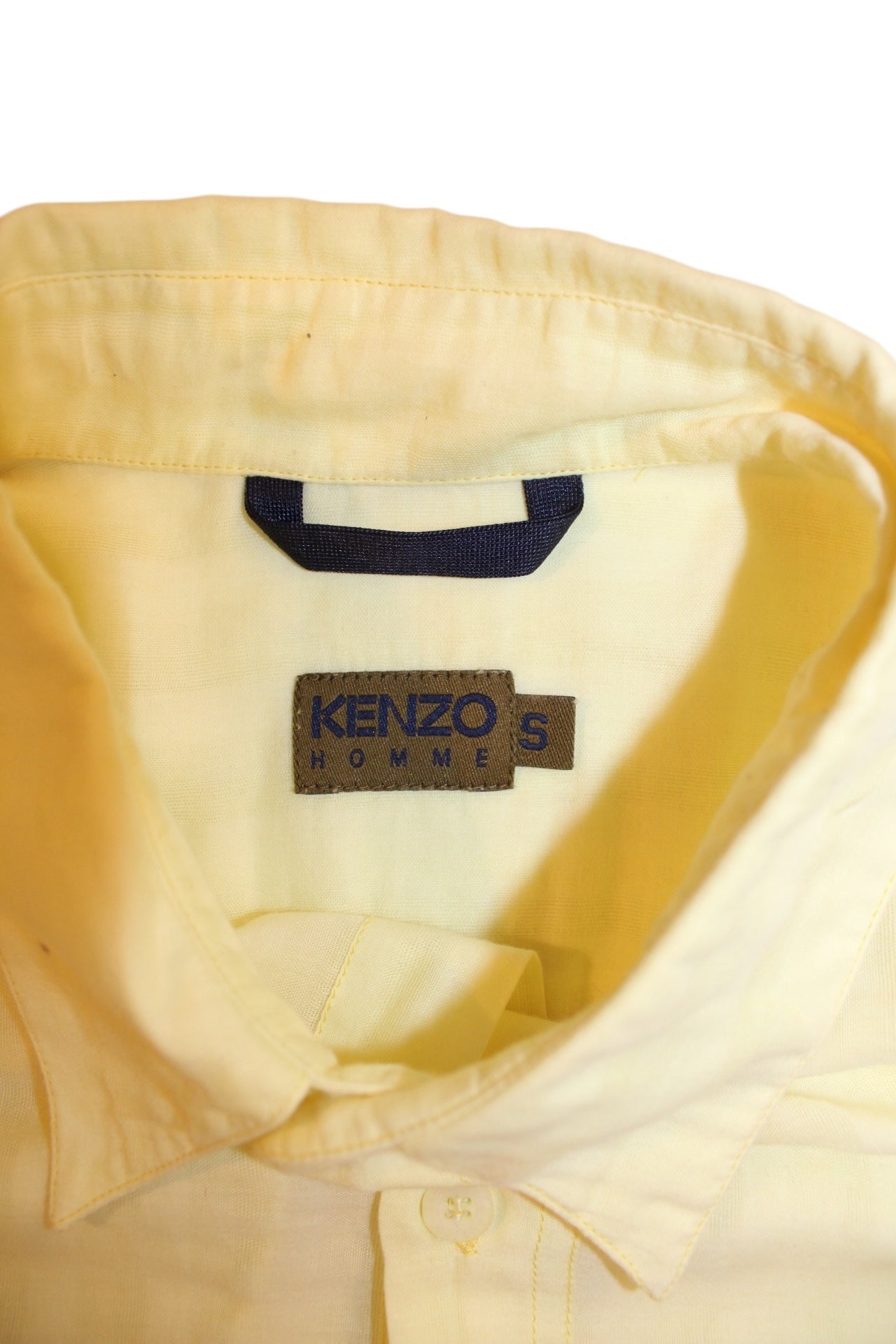 Kenzo Mens Linen Longsleeve Shirt (Size M)