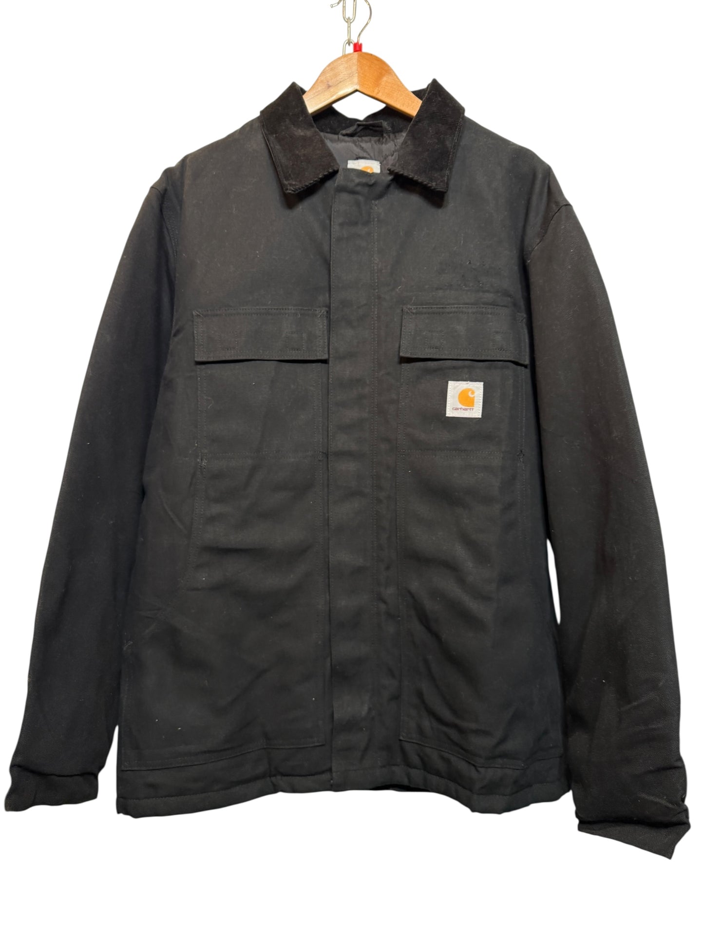Carhartt Mens Black Workwear Jacket (Size L)