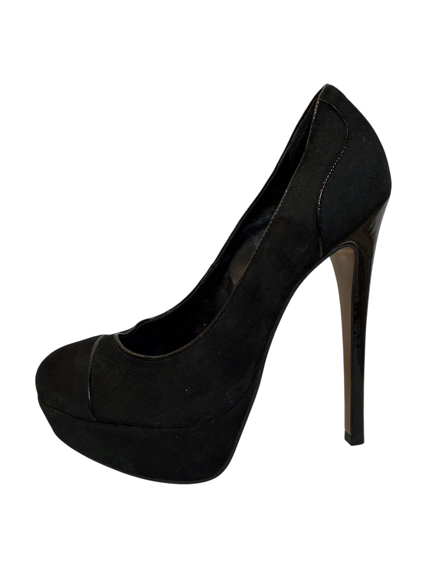 Carvela Black Suede High Heels (Size 5)