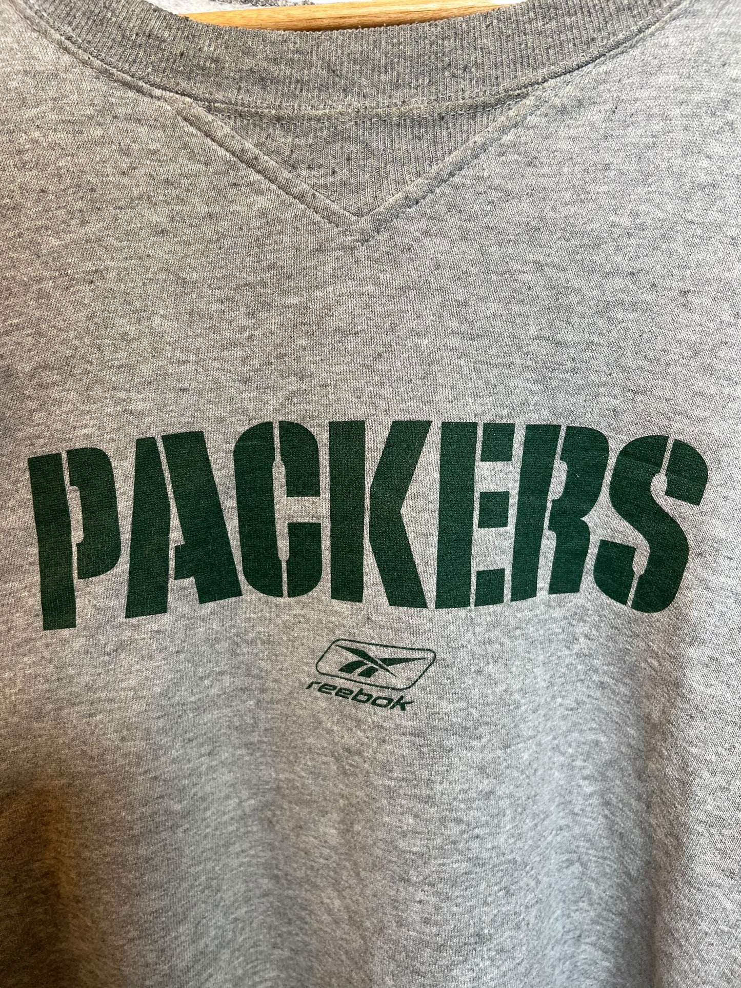Reebok Packers Grey Sweatshirt (Size XL)