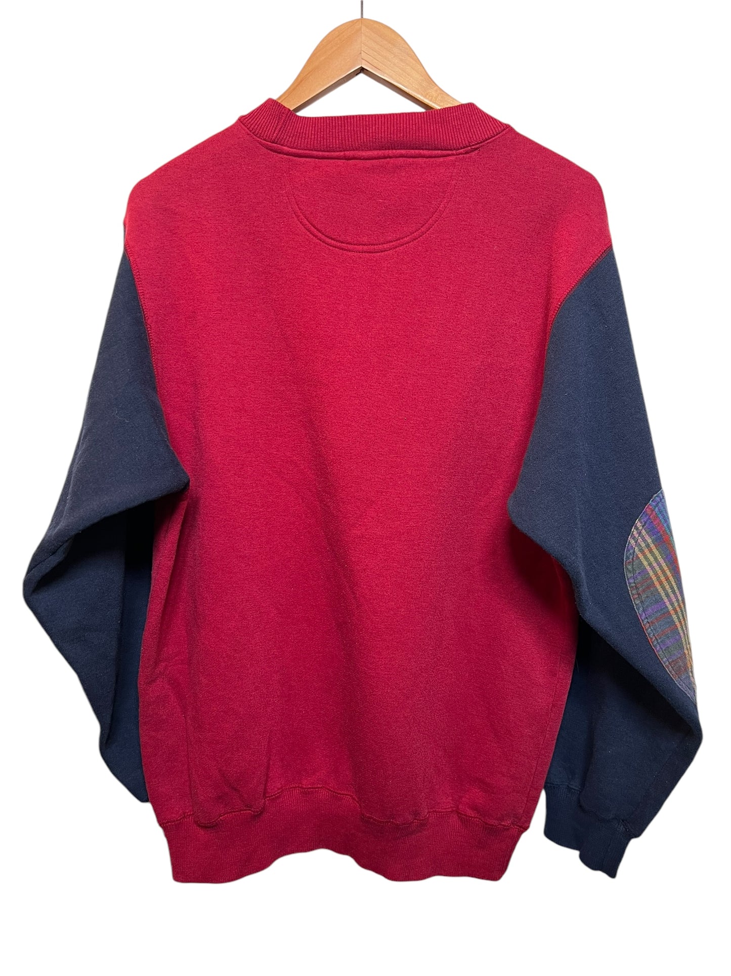 Red and Navy Mickey Sweatshirt (Size L)