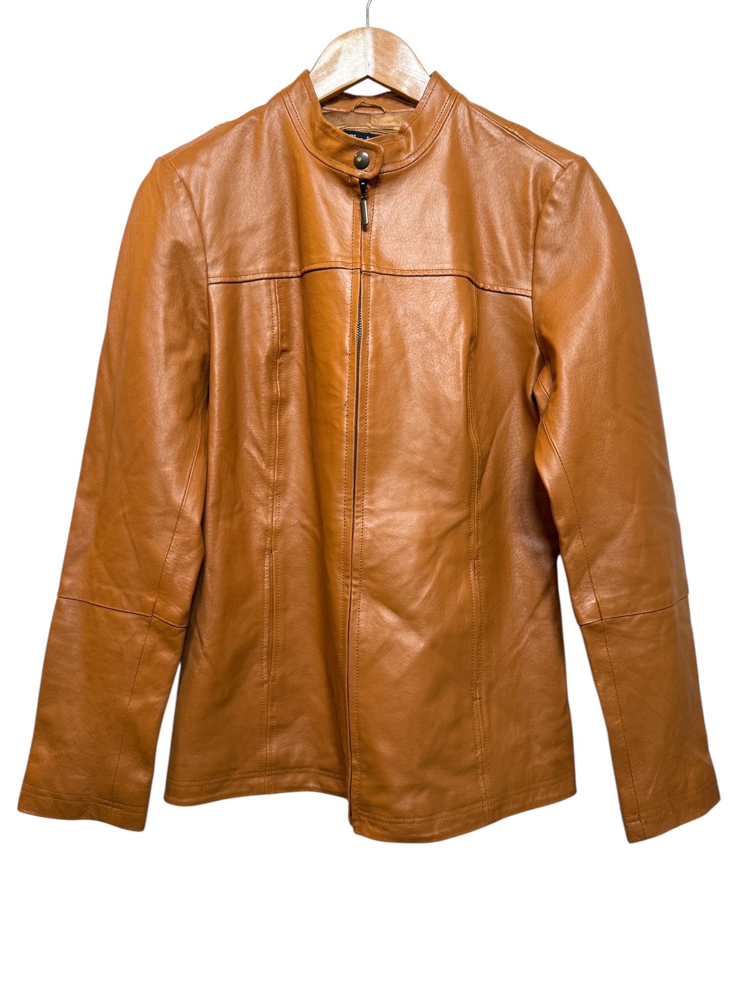 Chadwicks of Boston Women's Brown Leather Jacket (Size L)