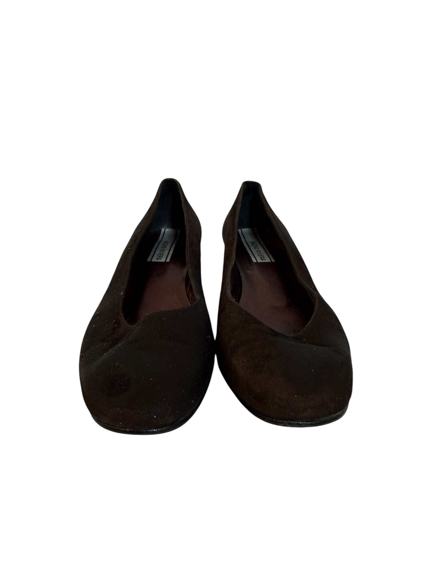 Nacho Rivera Brown Suede Pumps (Size 5)