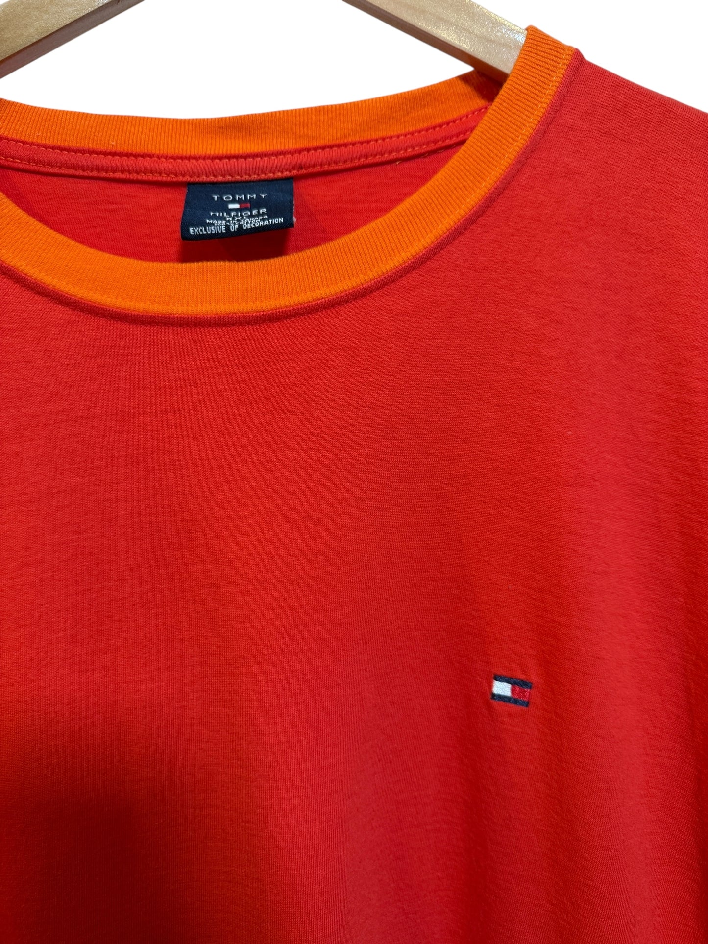 Tommy Hilfiger Red T Shirt (Size XXL)