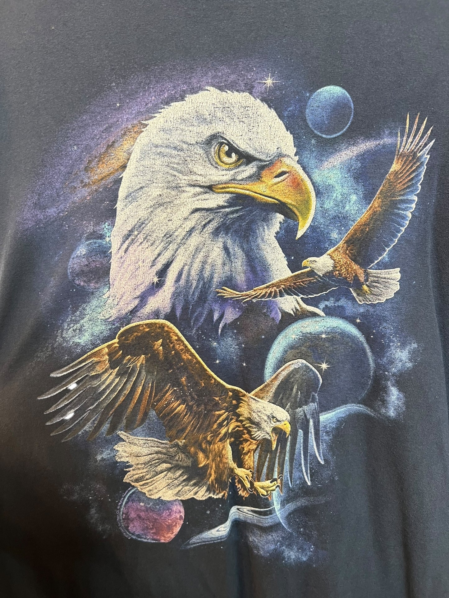 Mens Blue Eagle T Shirt (Size XXL)