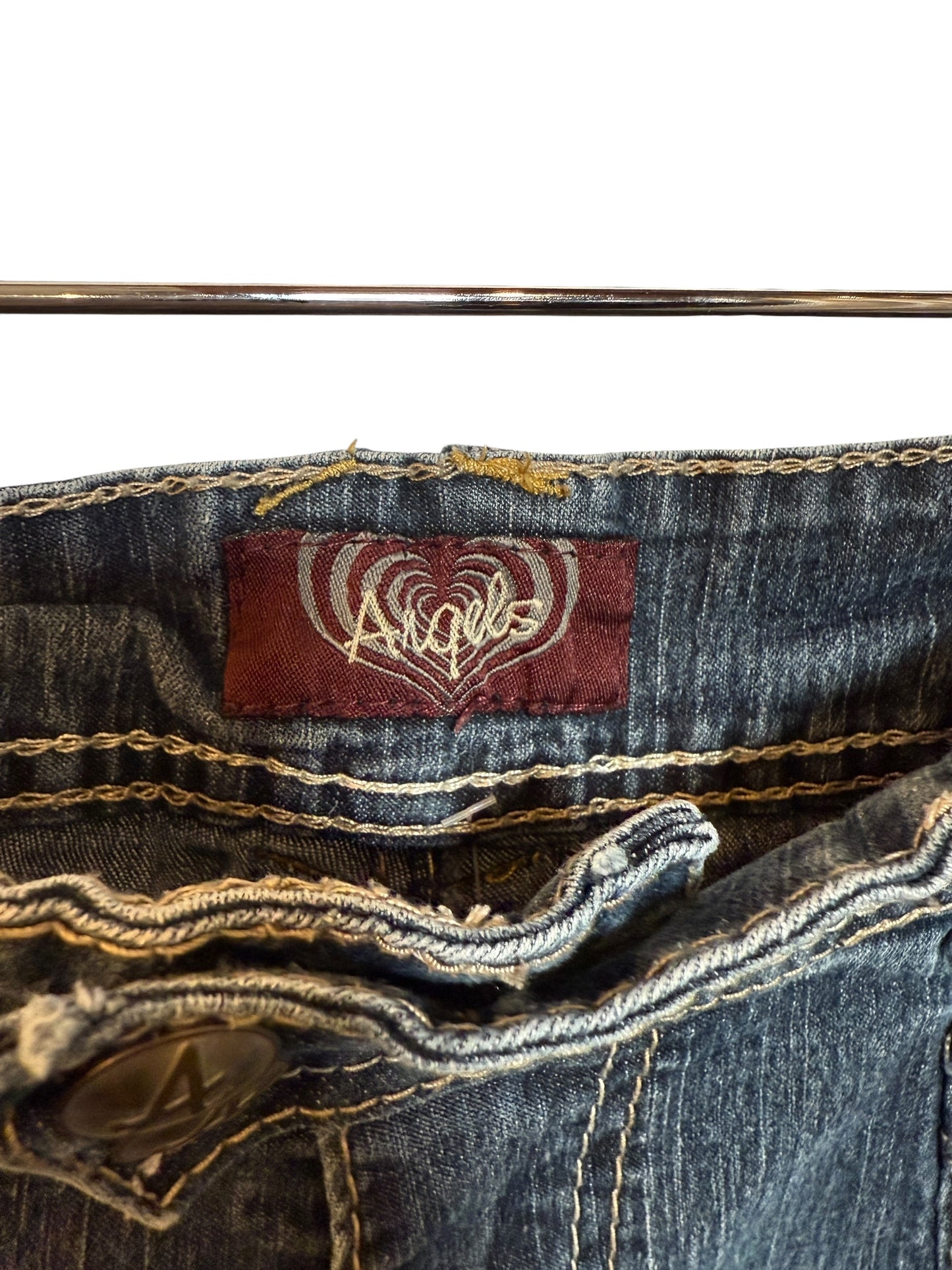 Angels Women's Blue Denim Shorts (W36)