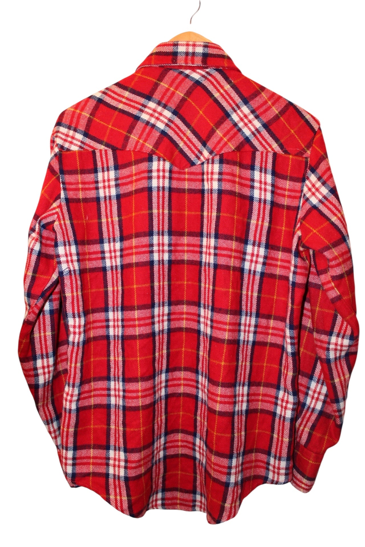 KP Mens Red Flannel Shirt (Size M)