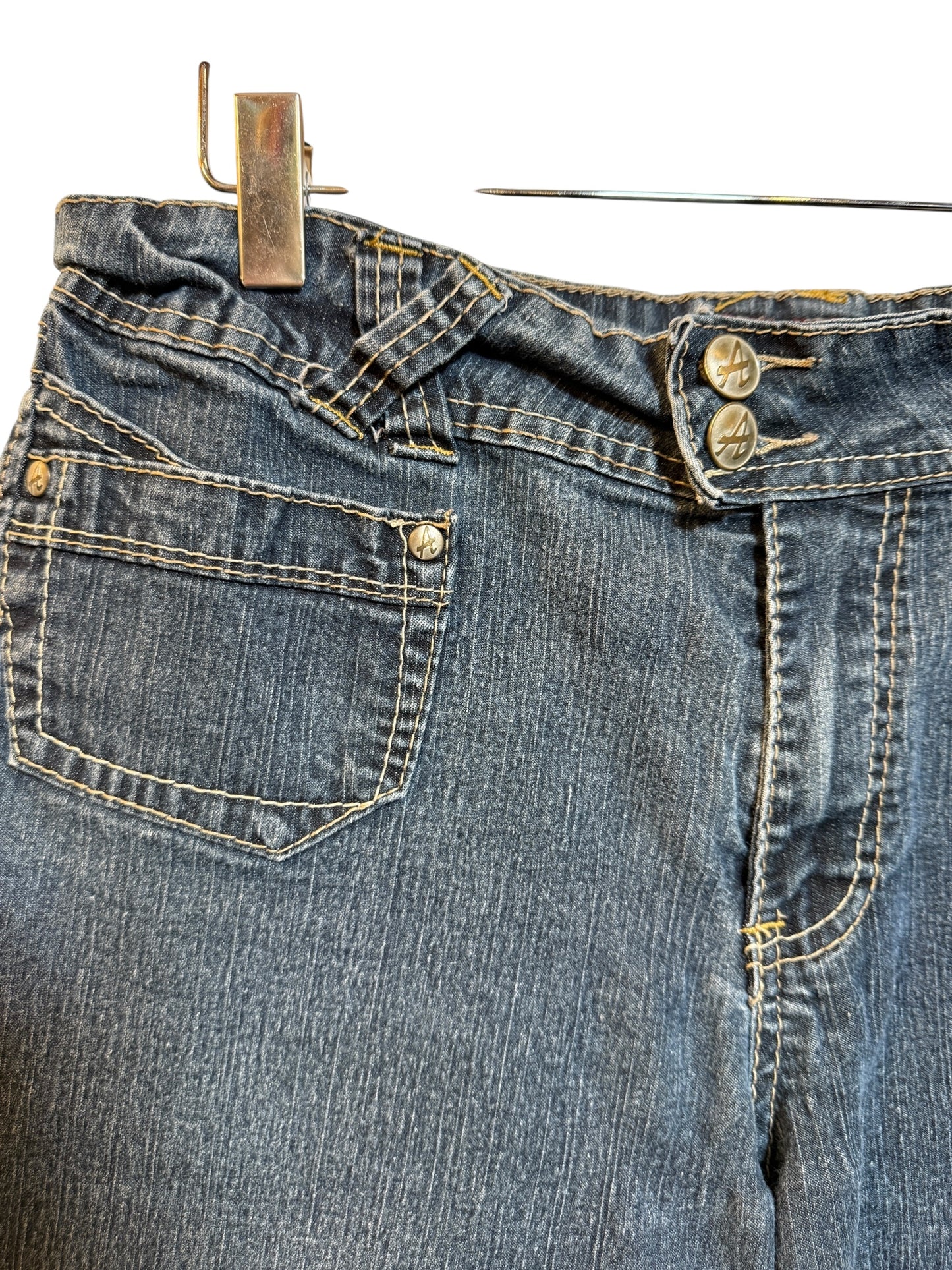 Angels Women's Blue Denim Shorts (W36)