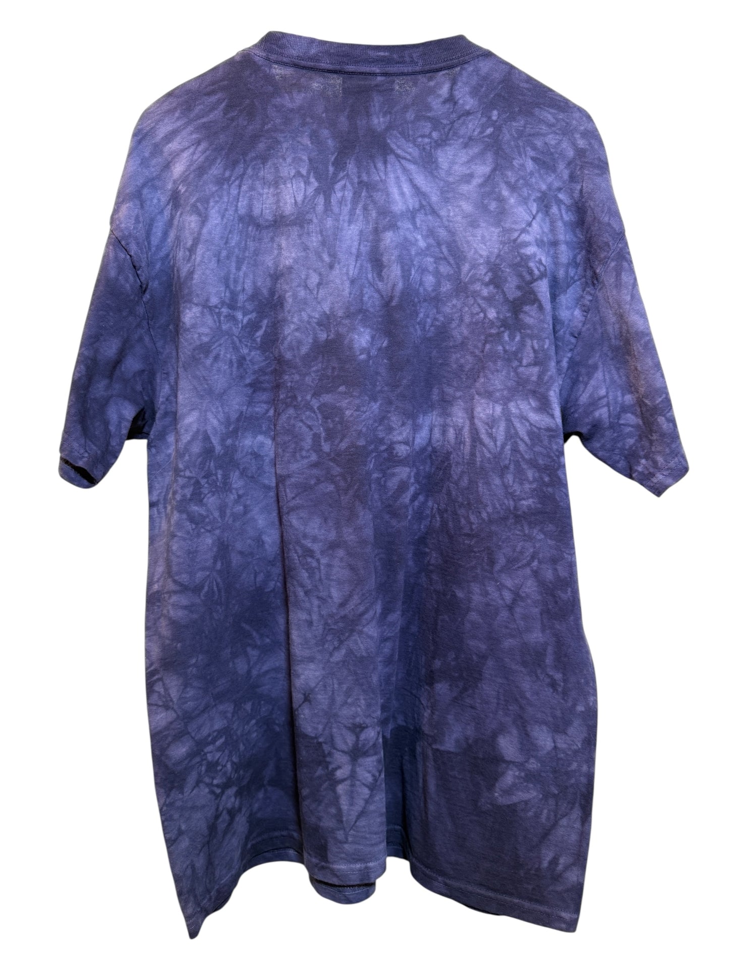 The Mountain Mens Blue Tie Dye T Shirt (Size XL)