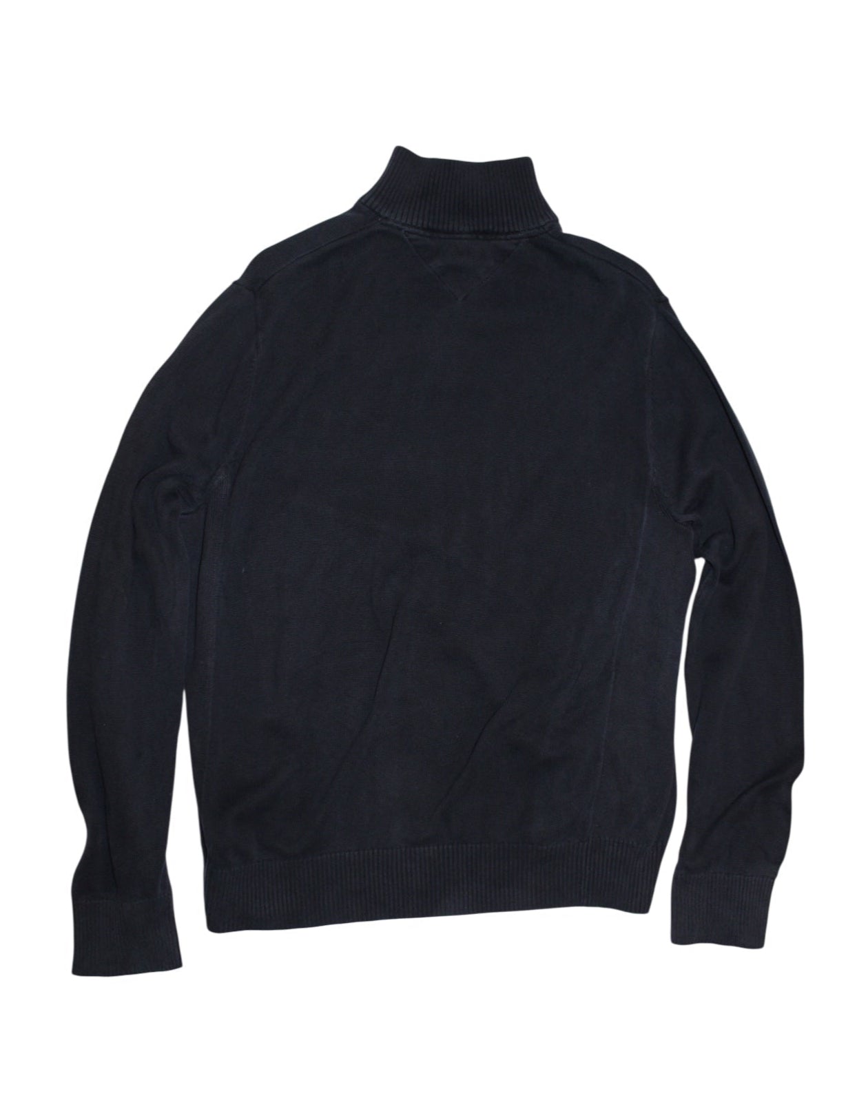 Tommy Hilfiger Mens Navy Quarter Zip (Size L)