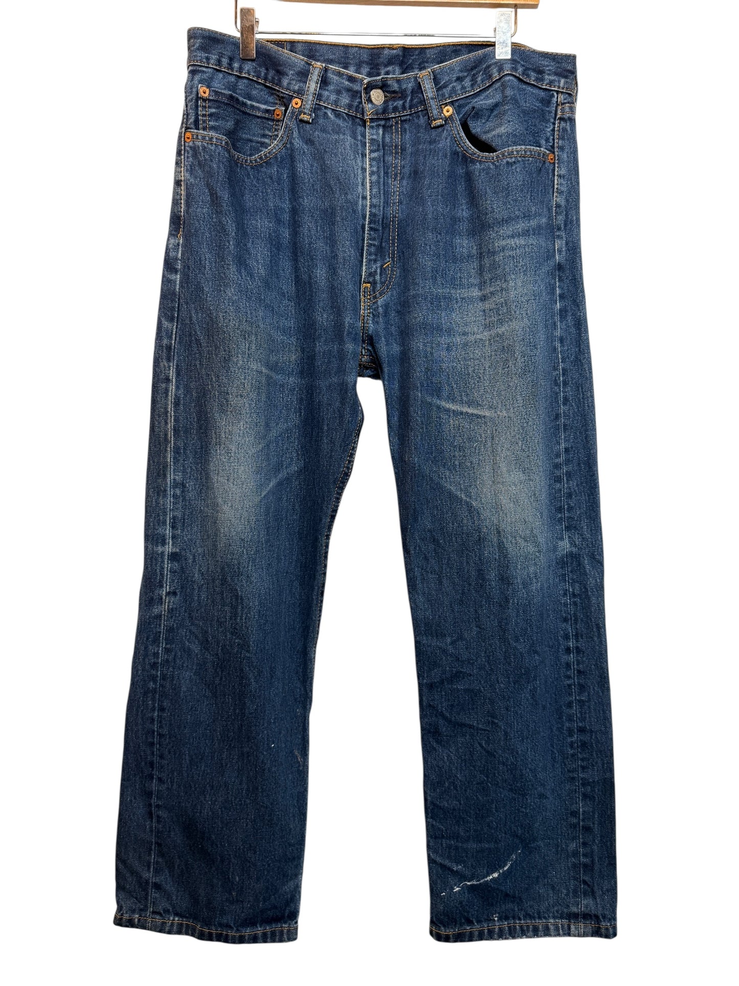 Levi 505 Blue Jeans (36x29)