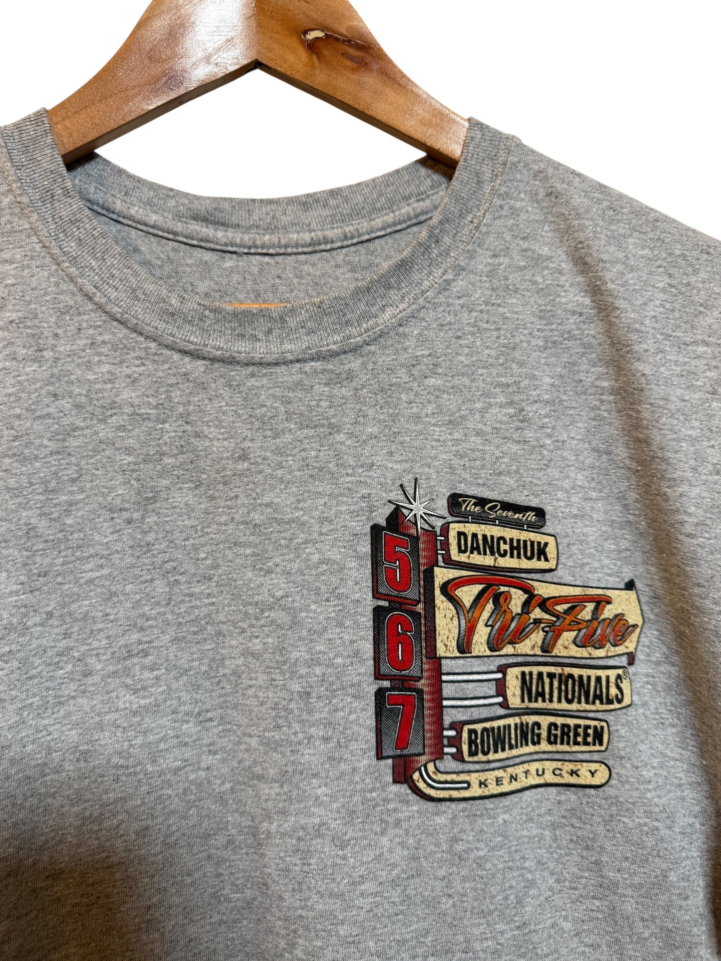 Tri-Five Nationals Mens Grey T Shirt (Size L)