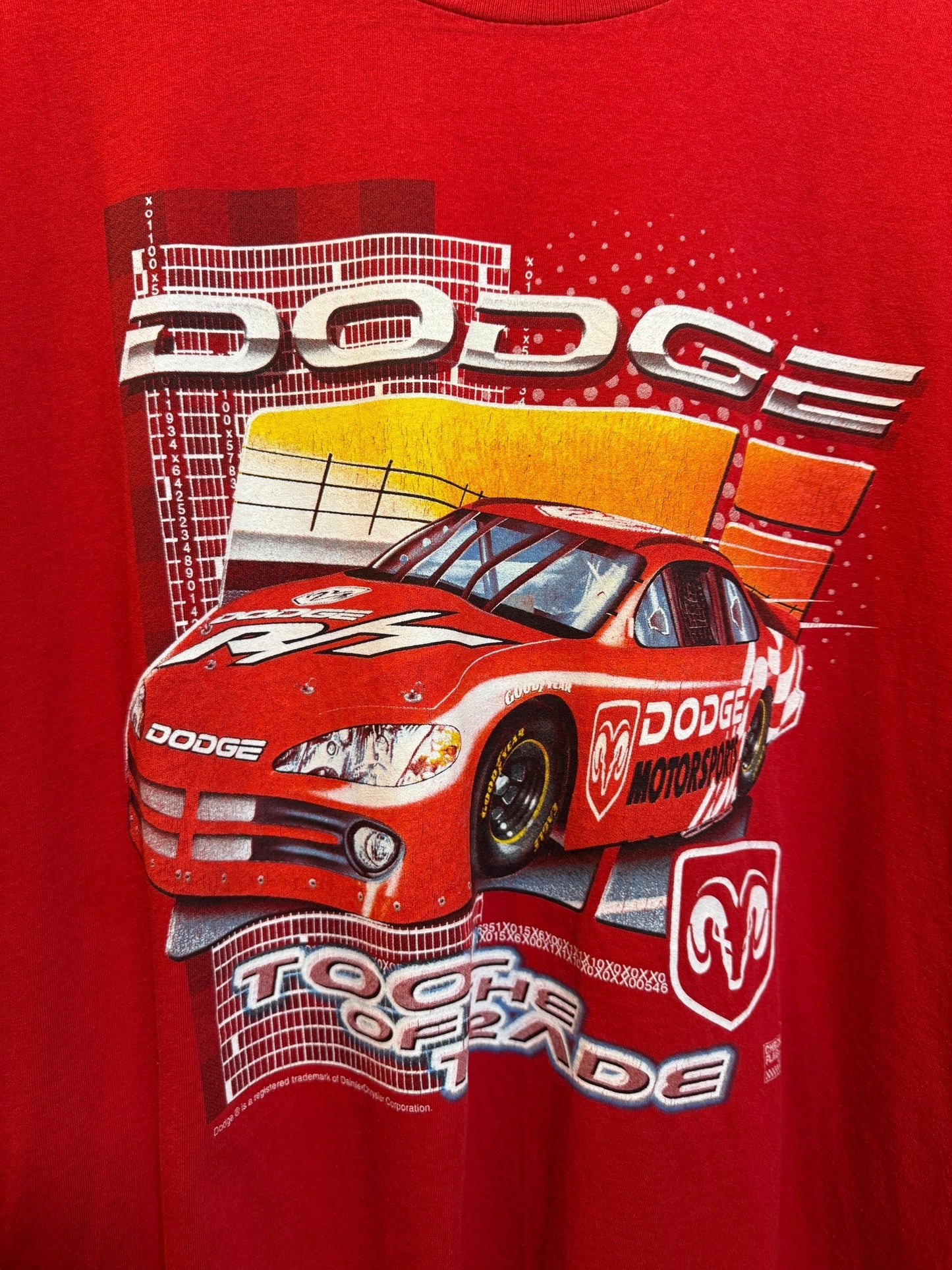 Dodge Motorsports Mens Red T Shirt (Size XL)