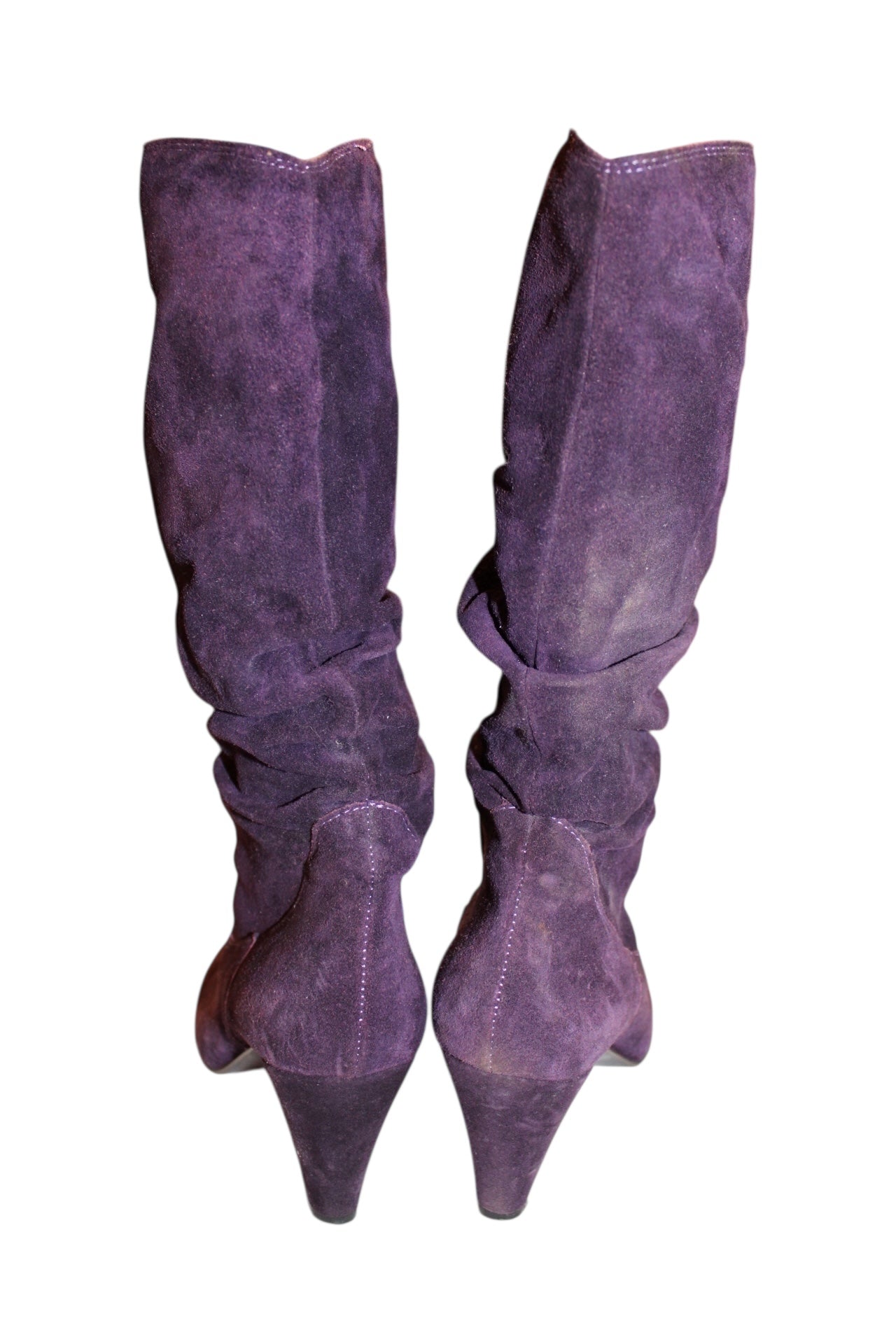 Suede Slouch Boots (UK Size 6)
