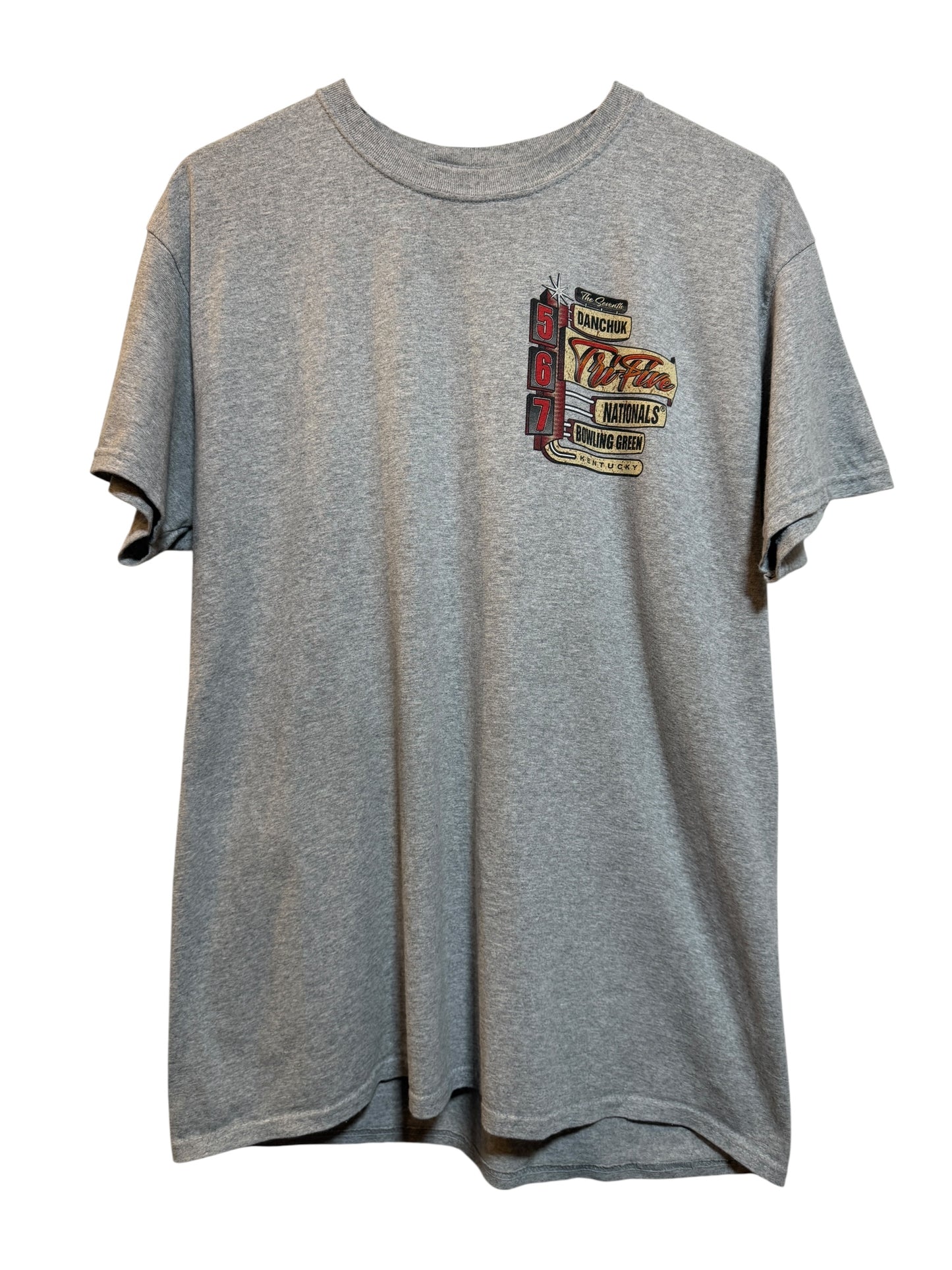 Tri-Five Nationals Mens Grey T Shirt (Size L)