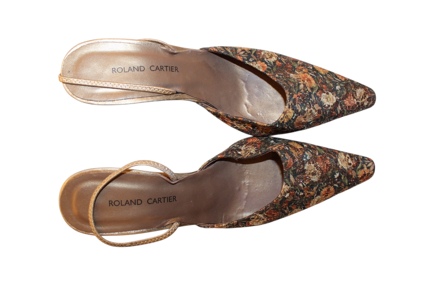 Roland Cartier Floral Heels (Size 6)