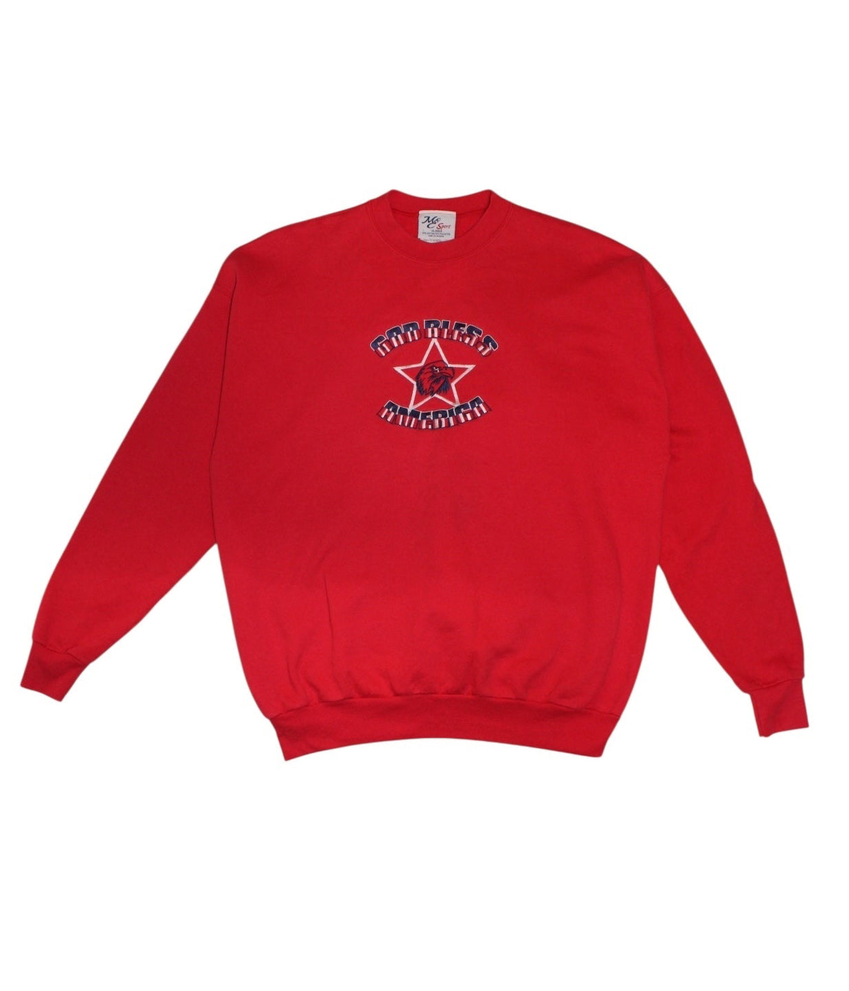 M&C Sport Mens Red America Sweatshirt (Size XL)