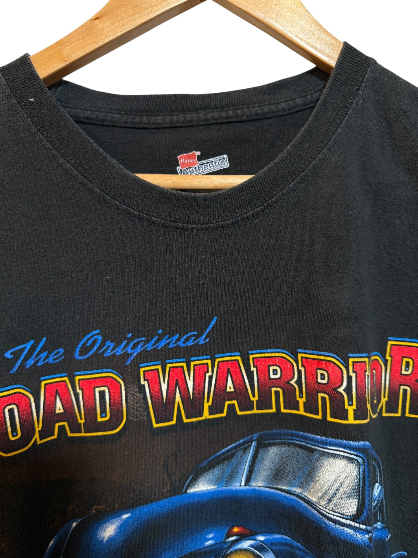 Road Warrior Mens Black T Shirt (Size L)