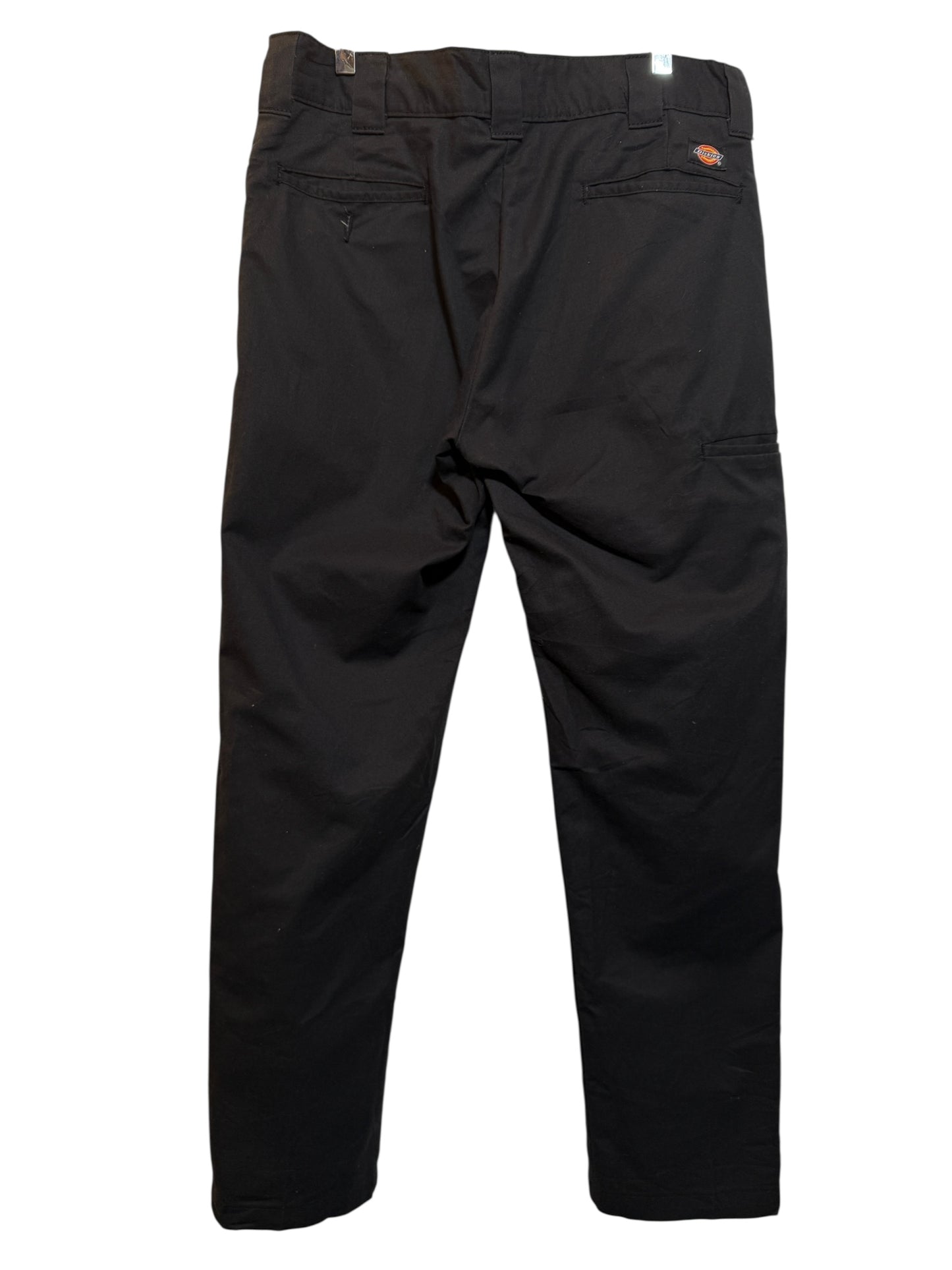 Dickies Slim Taper Mens Black Trousers (34x32)