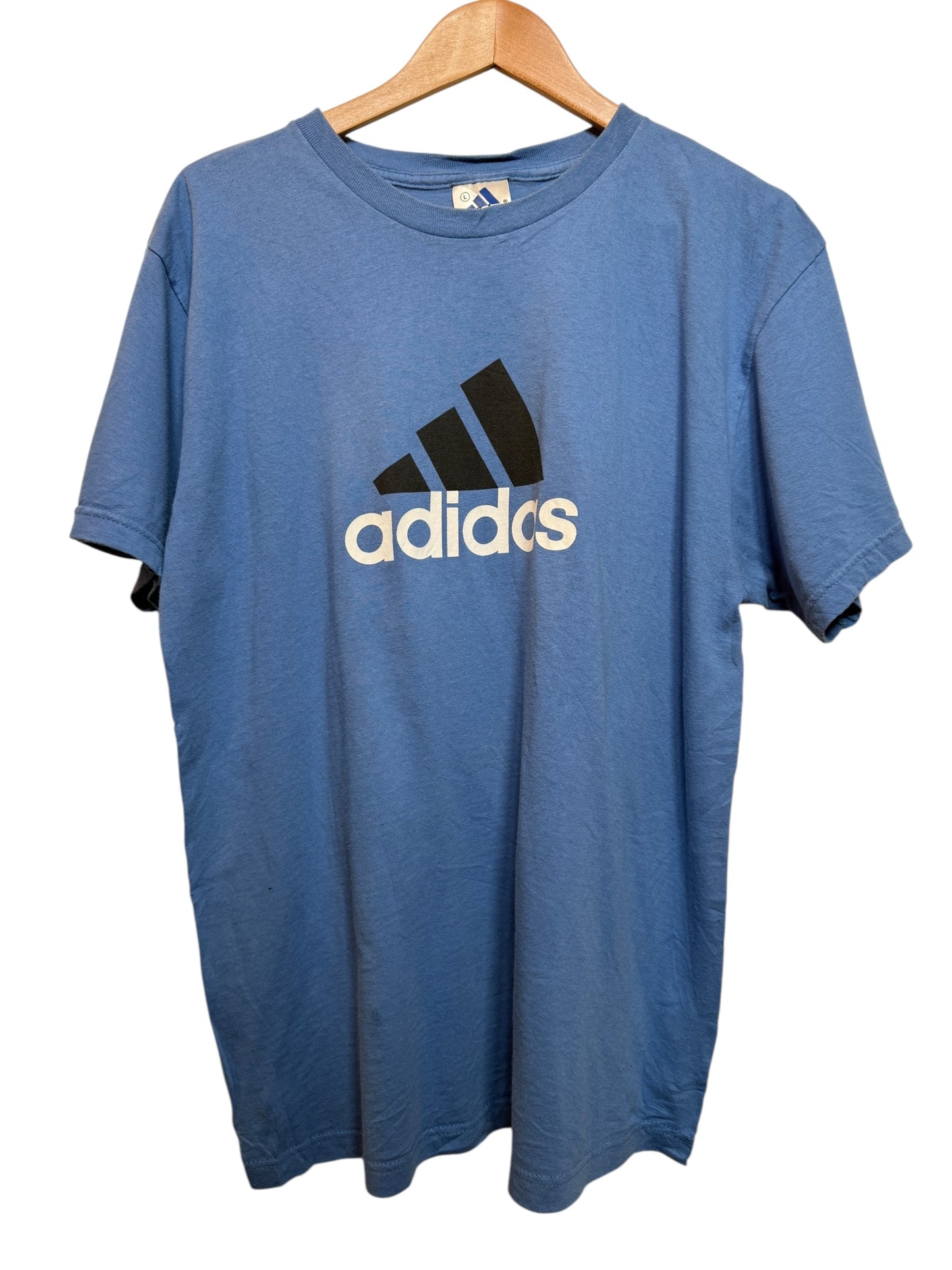 Adidas Blue T Shirt (Size L)