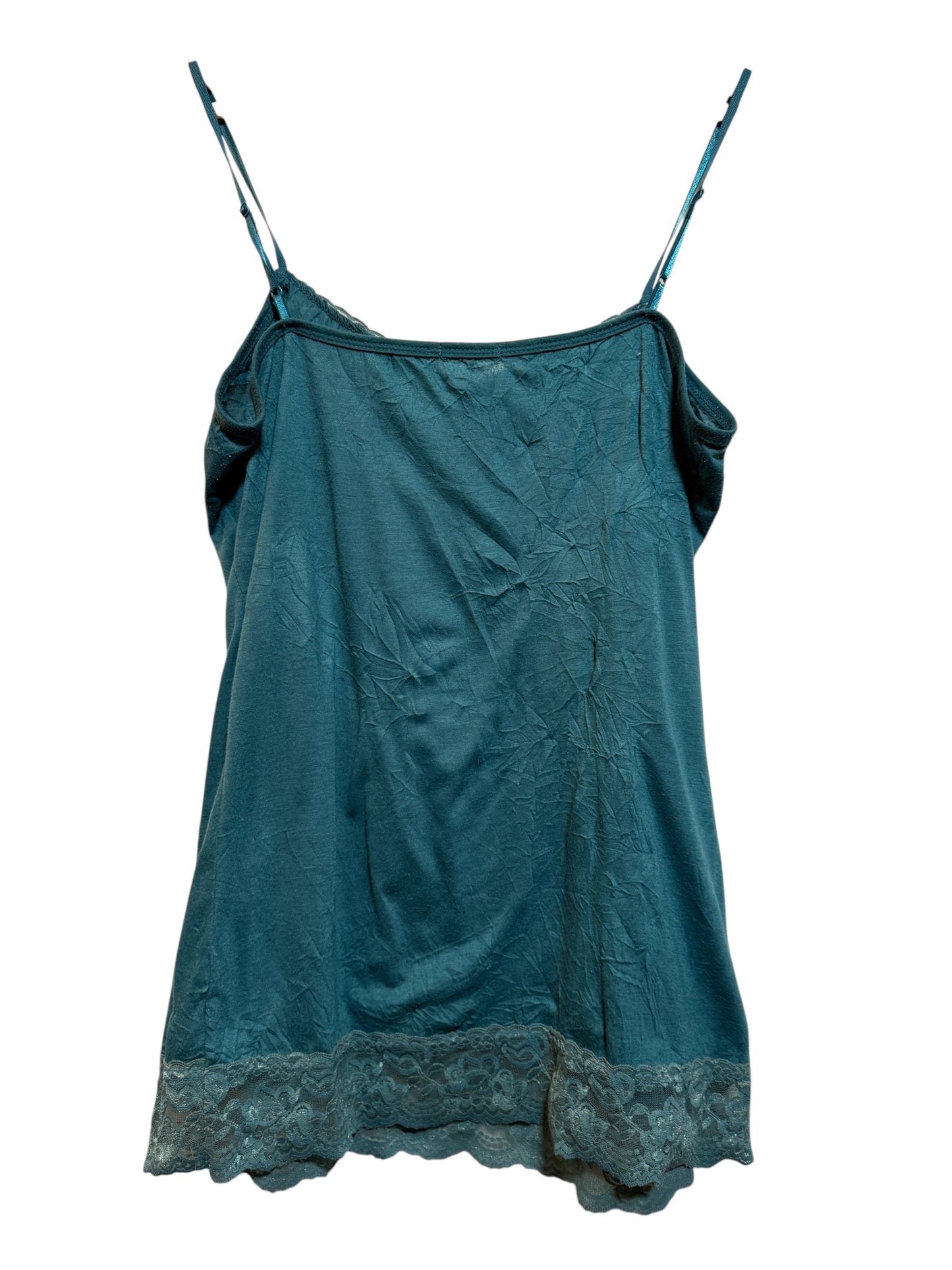 Maurices Women's blue Lace Top (Size L)