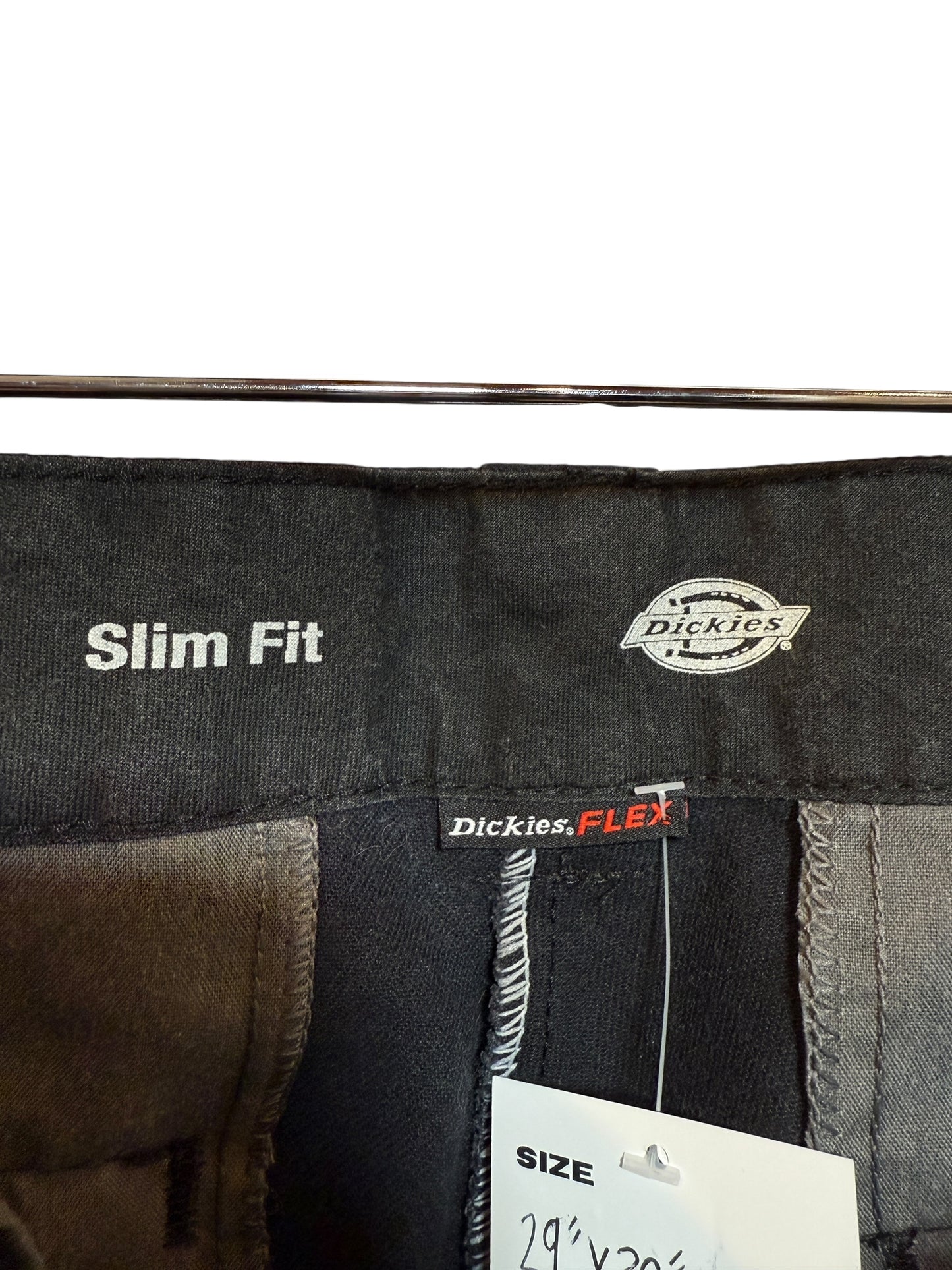 Dickies Slim Fit Mens Black Trousers (29x30)