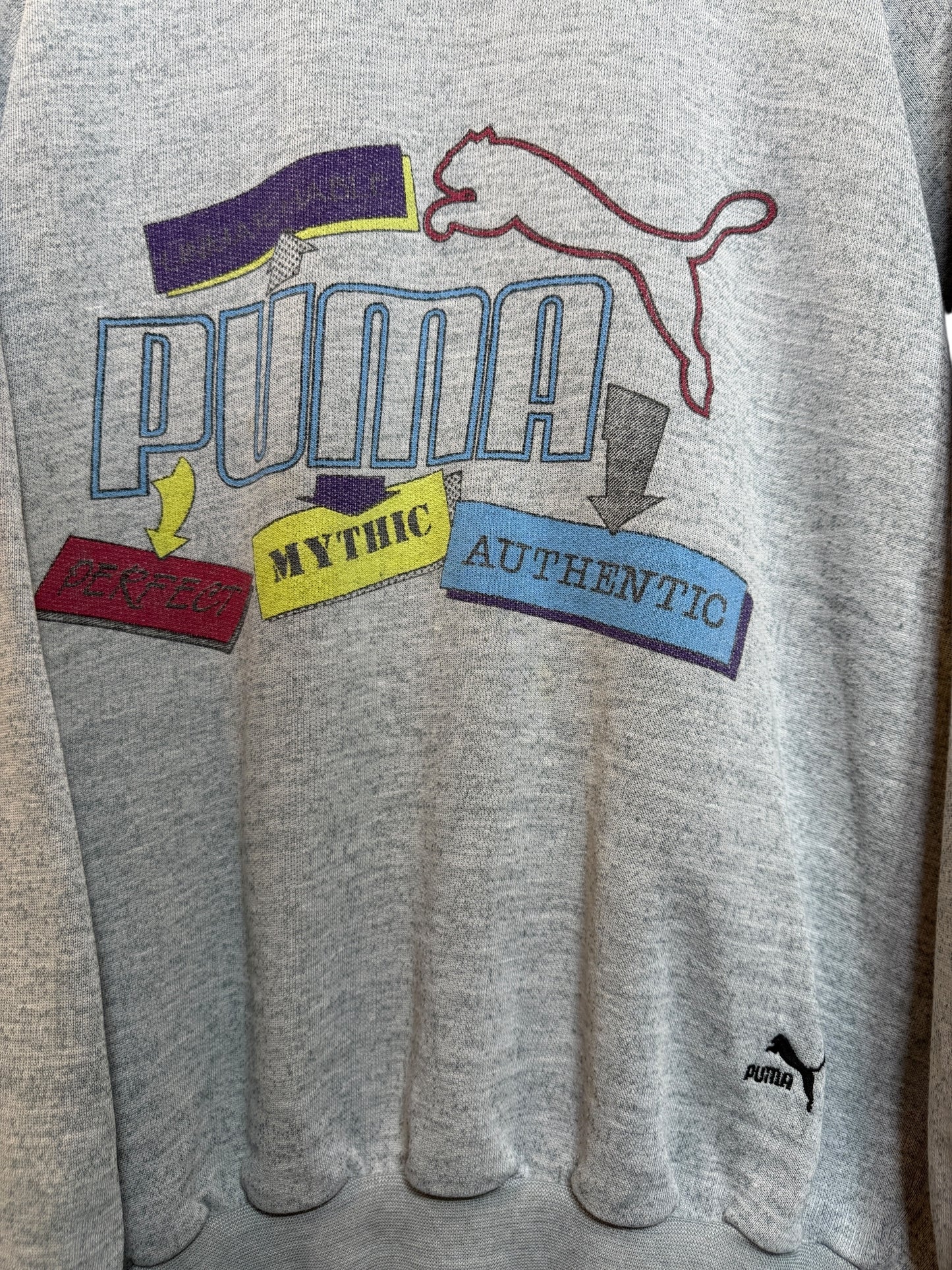 Puma Mens Grey Sweatshirt (Size L)