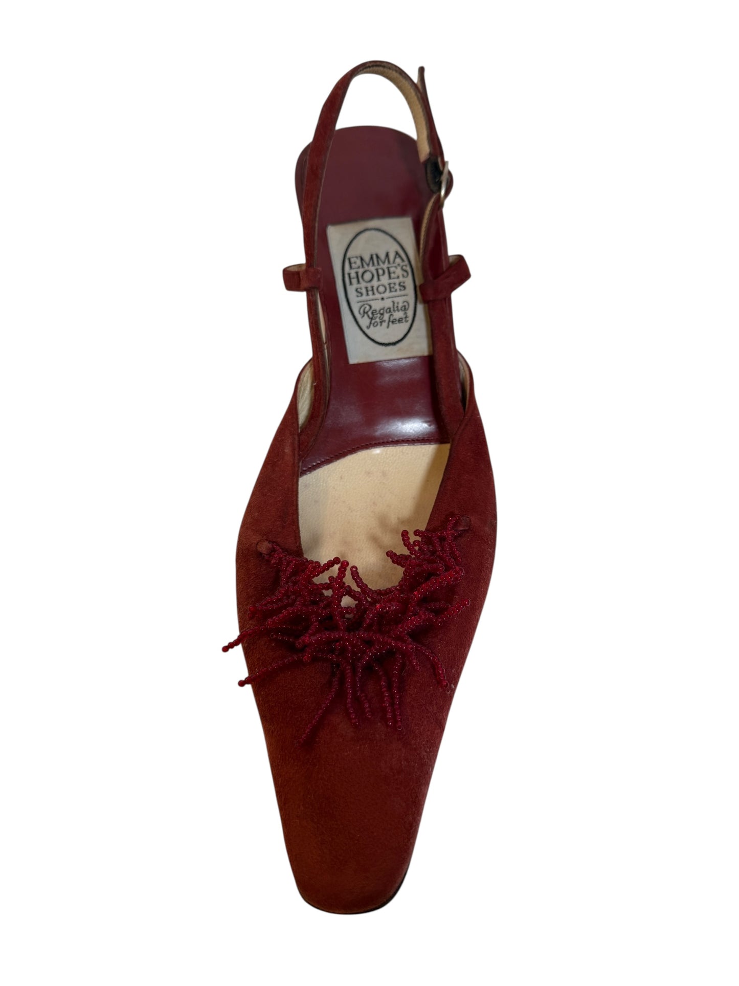 Emma Hope's Slingback Kitten Heels (Size 4.5)