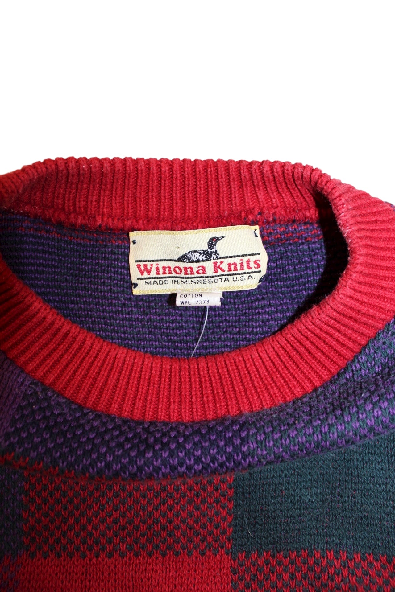 Winona Knits Red Knitted Sweater (Size L)