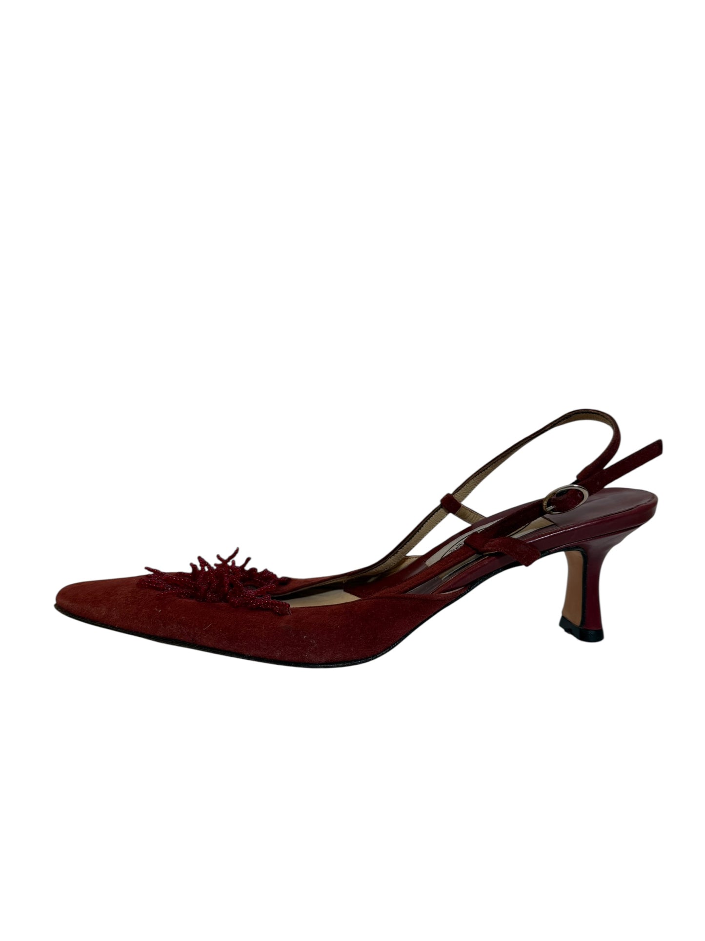 Emma Hope's Slingback Kitten Heels (Size 4.5)