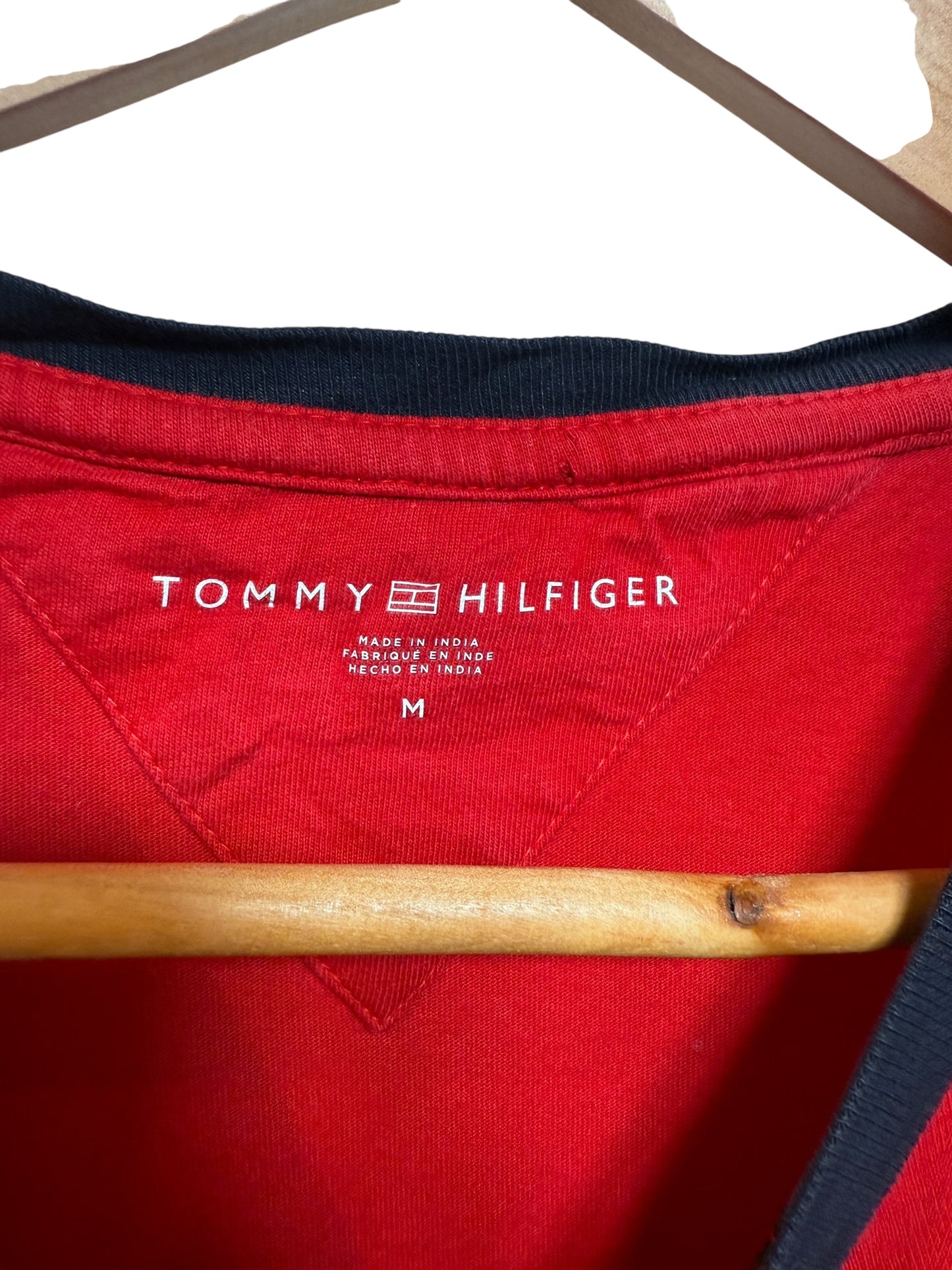 Tommy Hilfiger Red T Shirt (Size M)