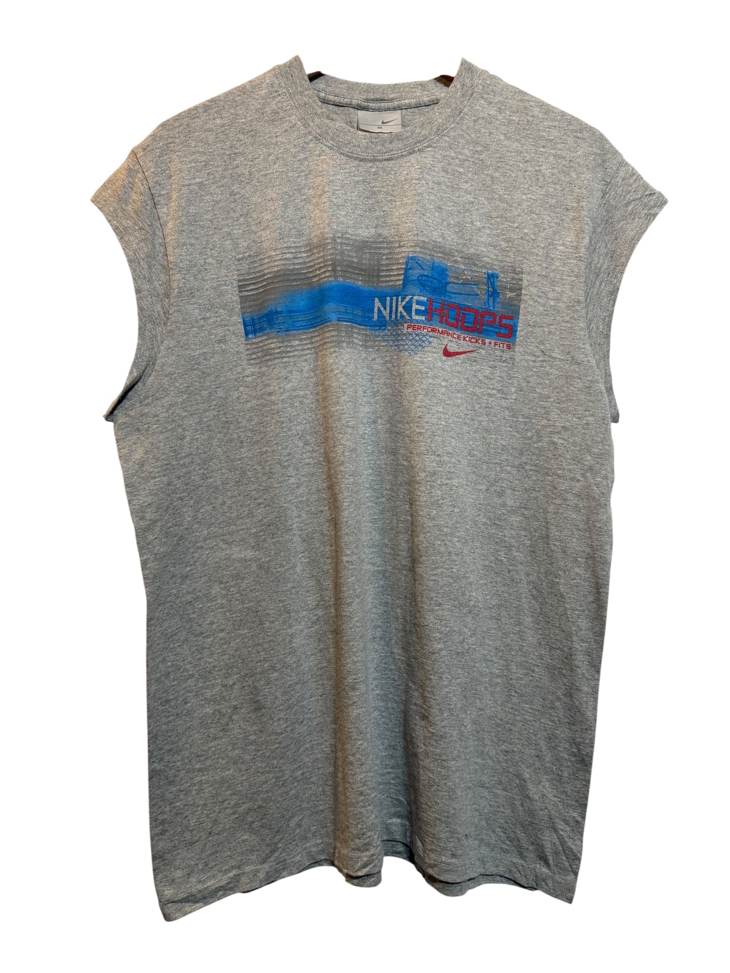 Nike Sleeveless Grey T Shirt (Size L)
