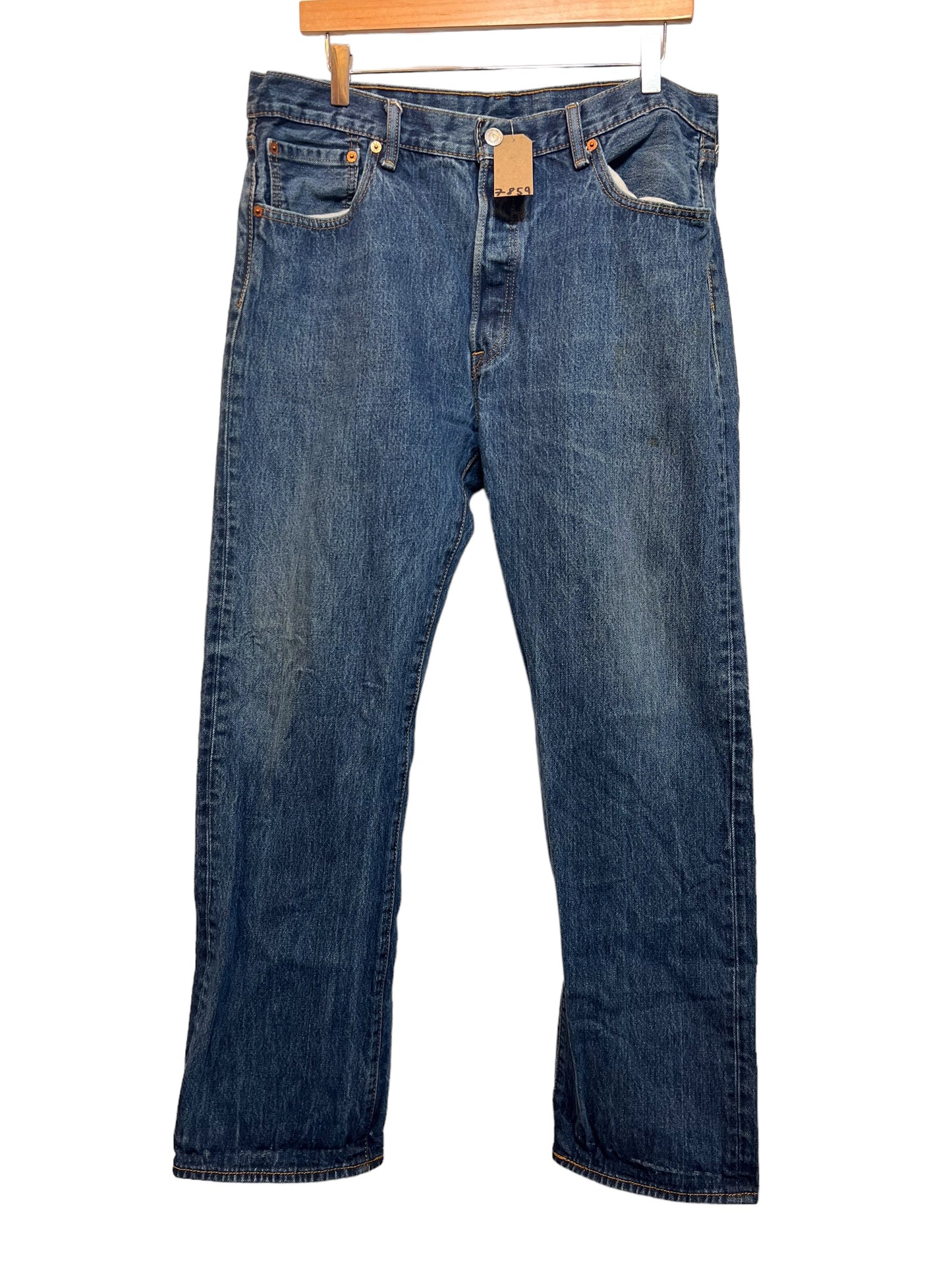 Levi's 501 Blue Jeans (36x32)