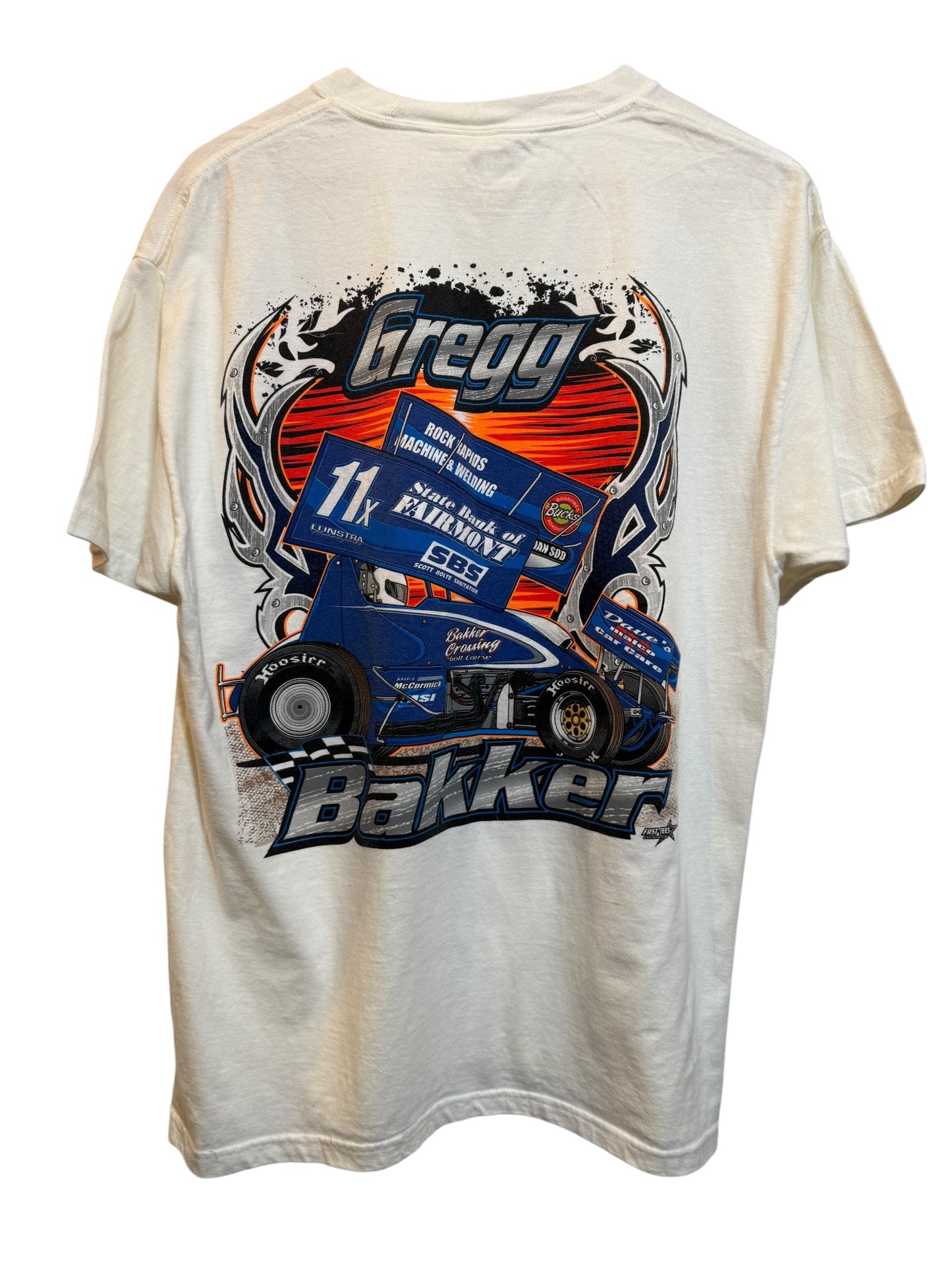 Gregg Bakker Mens White T Shirt (Size L)