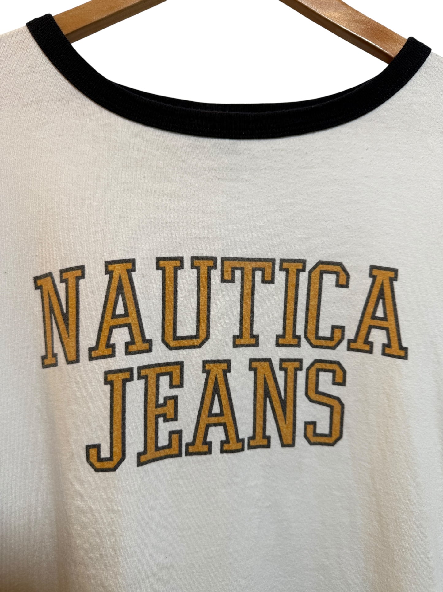 Nautica Jeans Mens White T Shirt (Size XXL)