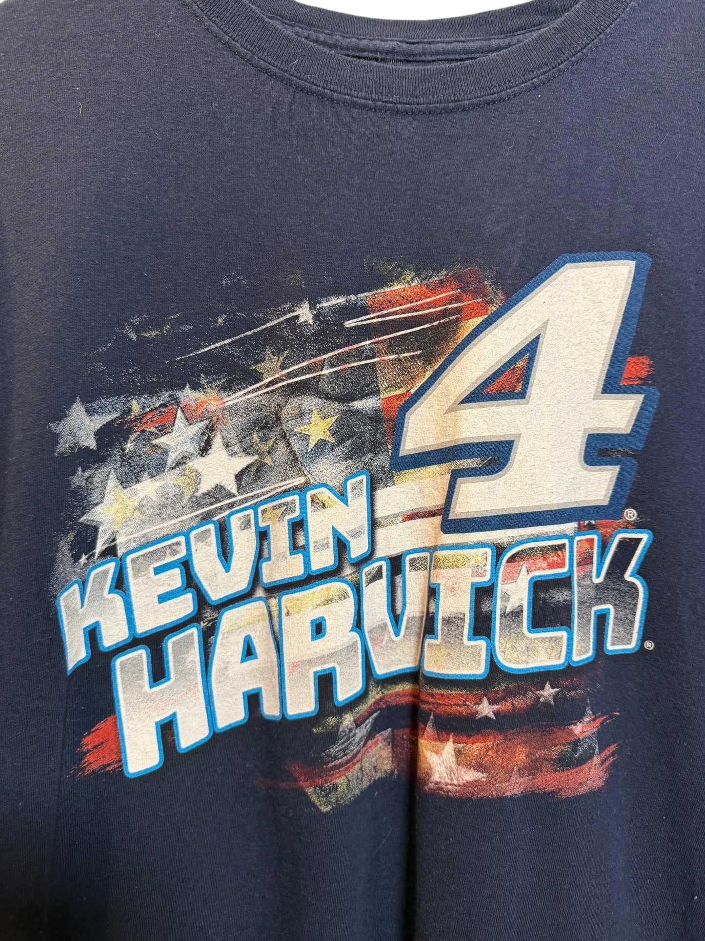 Kevin Harvick Mens Navy T Shirt (Size XL)