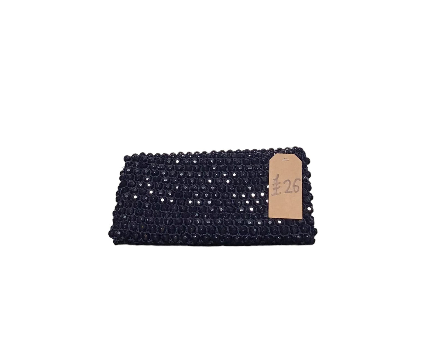 Purple Beaded Clutch (W22xH12cm)