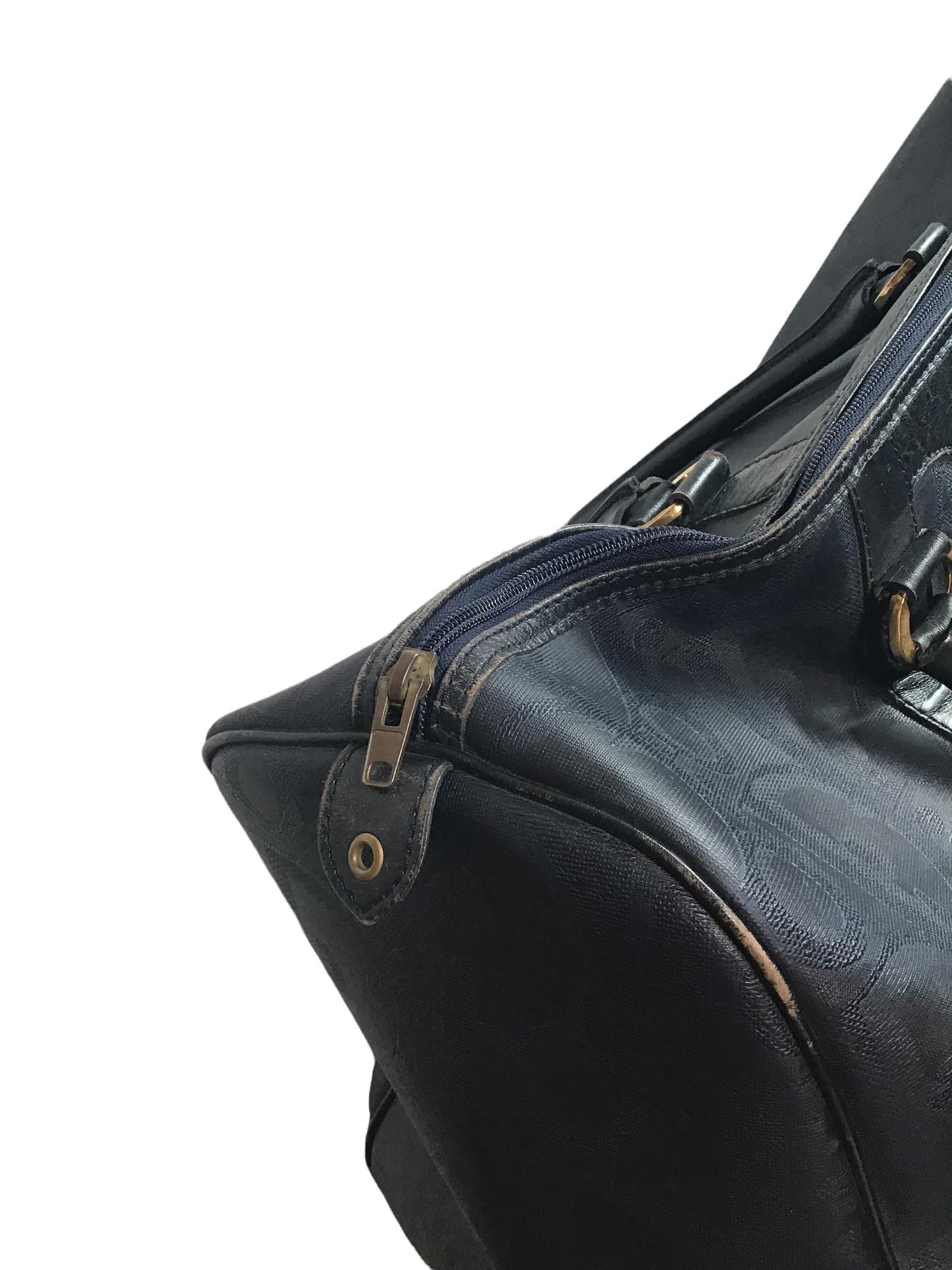 Christian Dior Navy Trotter Duffle Bag