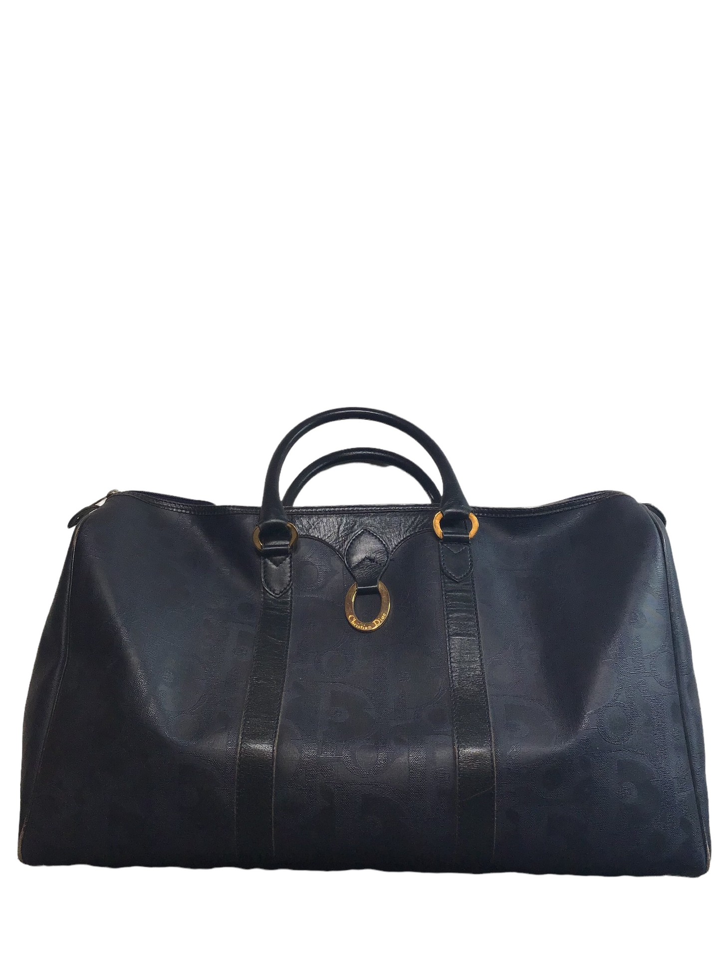 Christian Dior Navy Trotter Duffle Bag