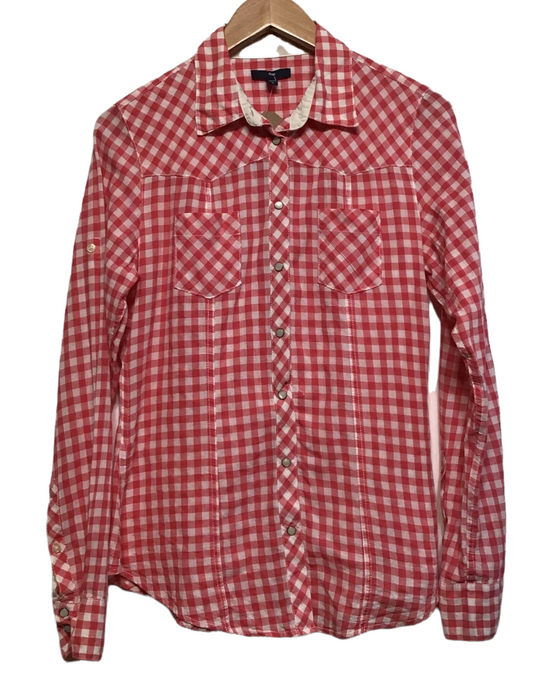 Gap Red Checkered Shirt (Size M)