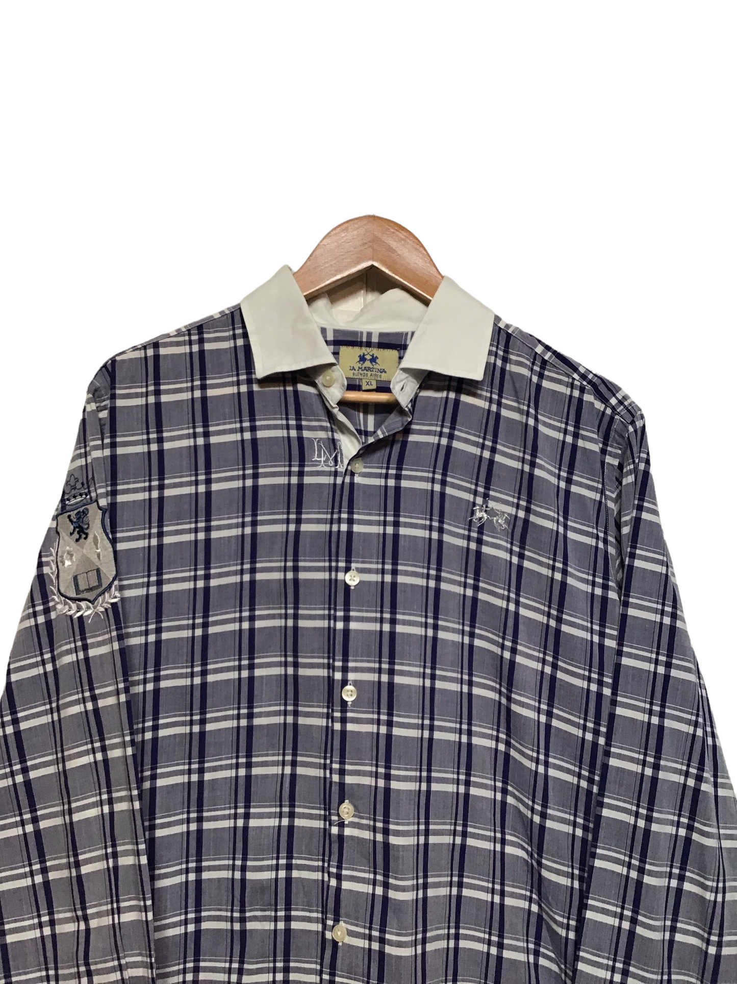 La Martina Chequered Shirt (Size XL)