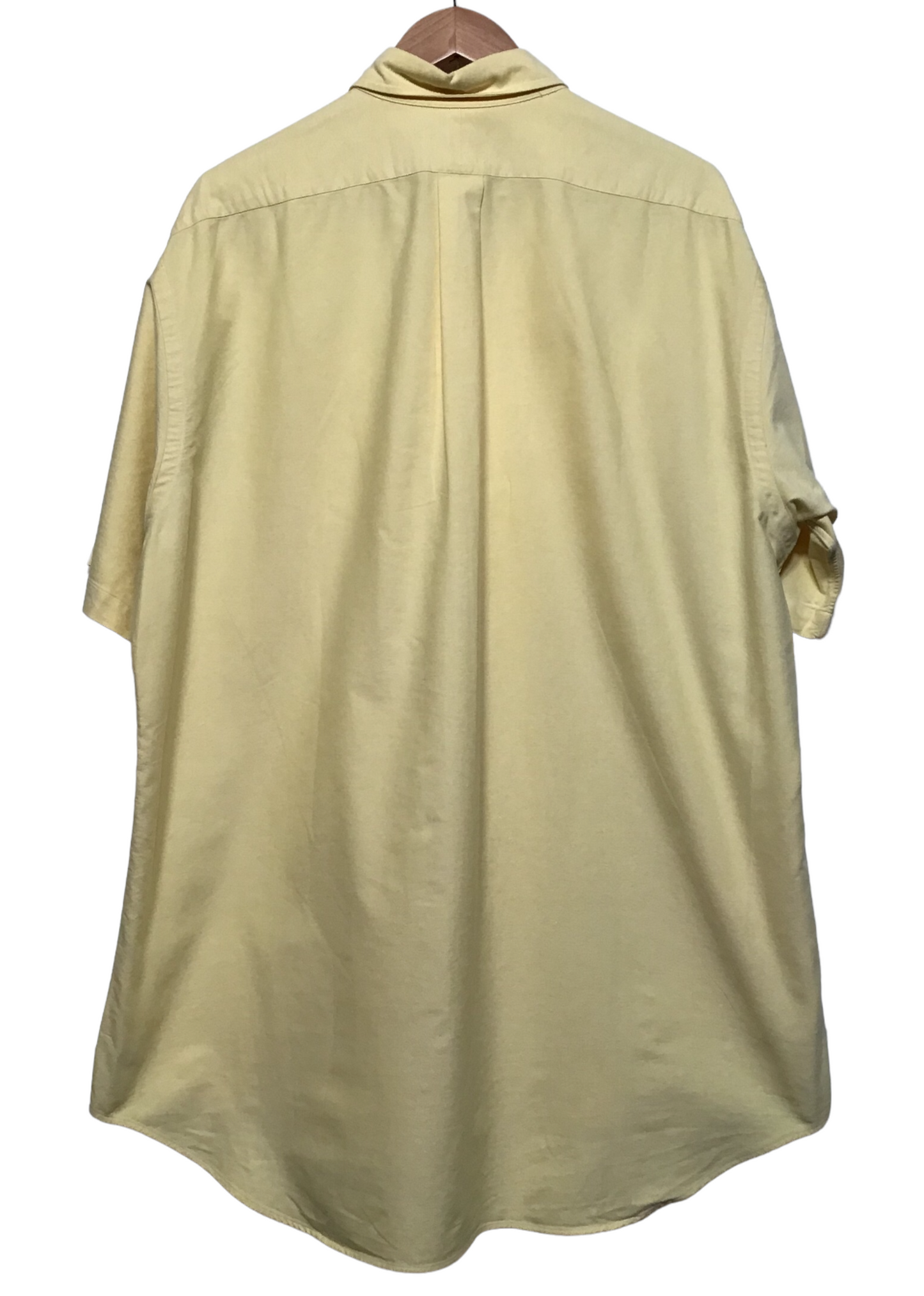 Ralph Lauren Yellow Short Sleeve Shirt (Size L)