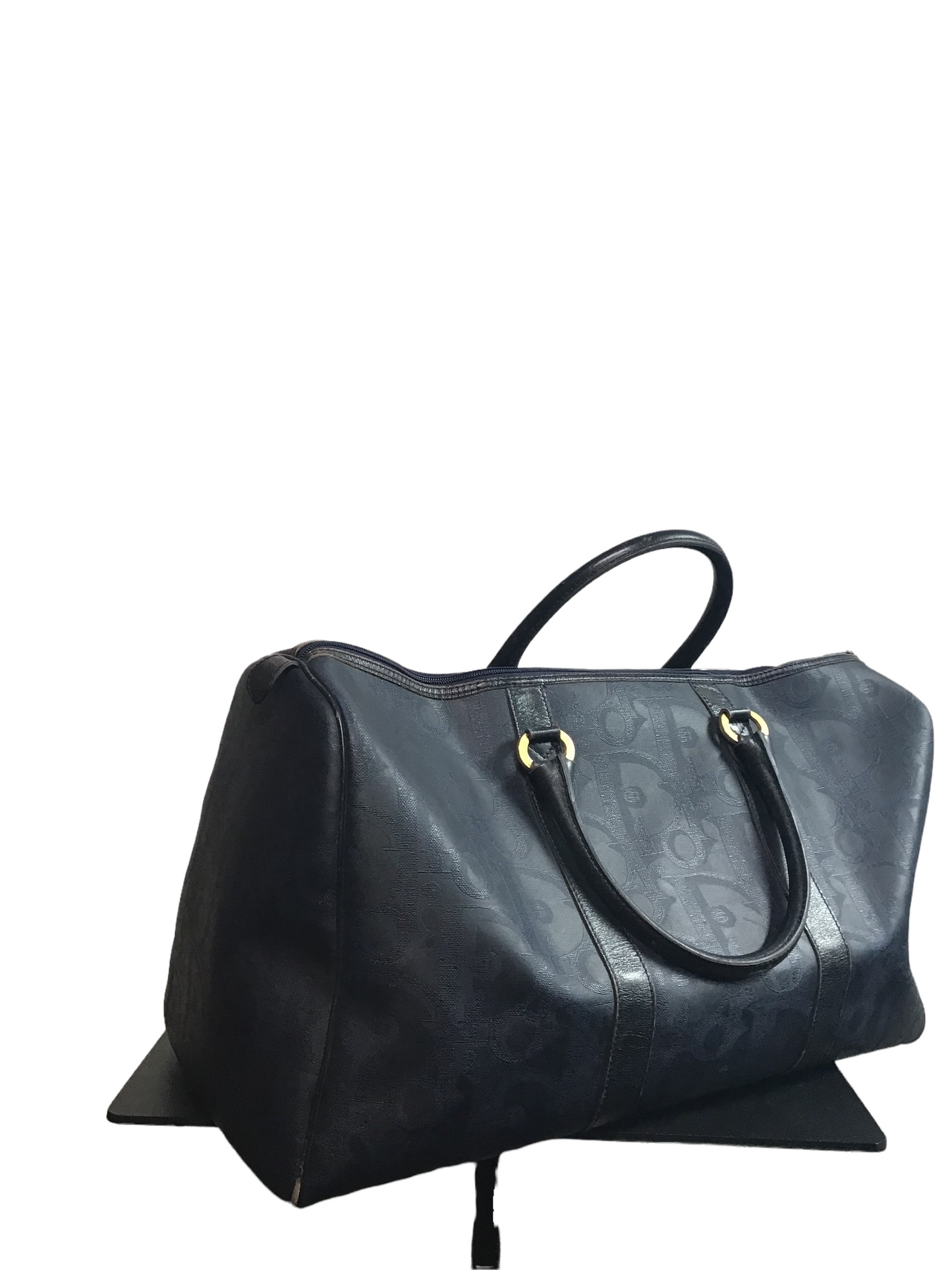 Christian Dior Navy Trotter Duffle Bag