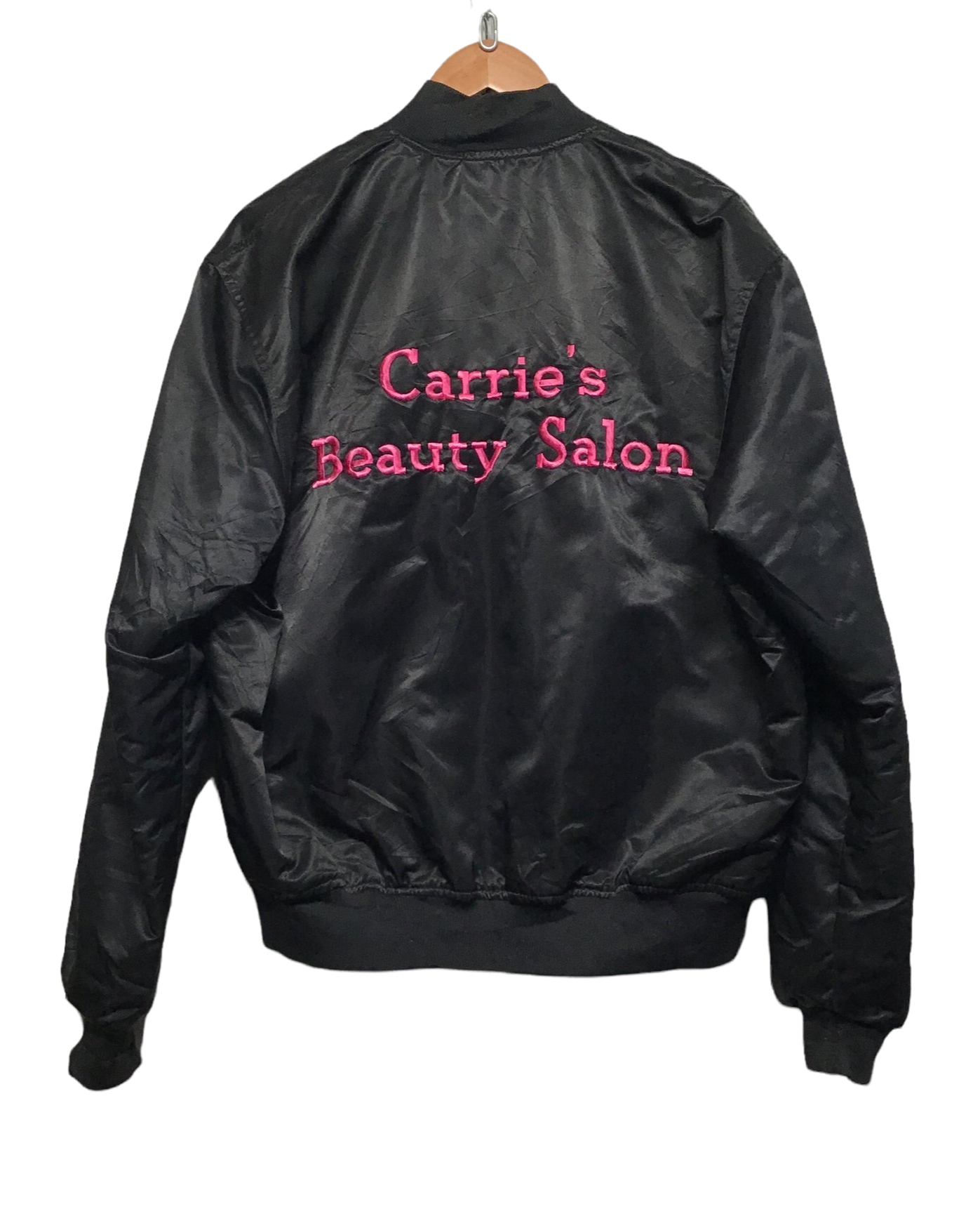 ‘Carrie’s Beauty Salon’ Bomber Jacket (Size L)