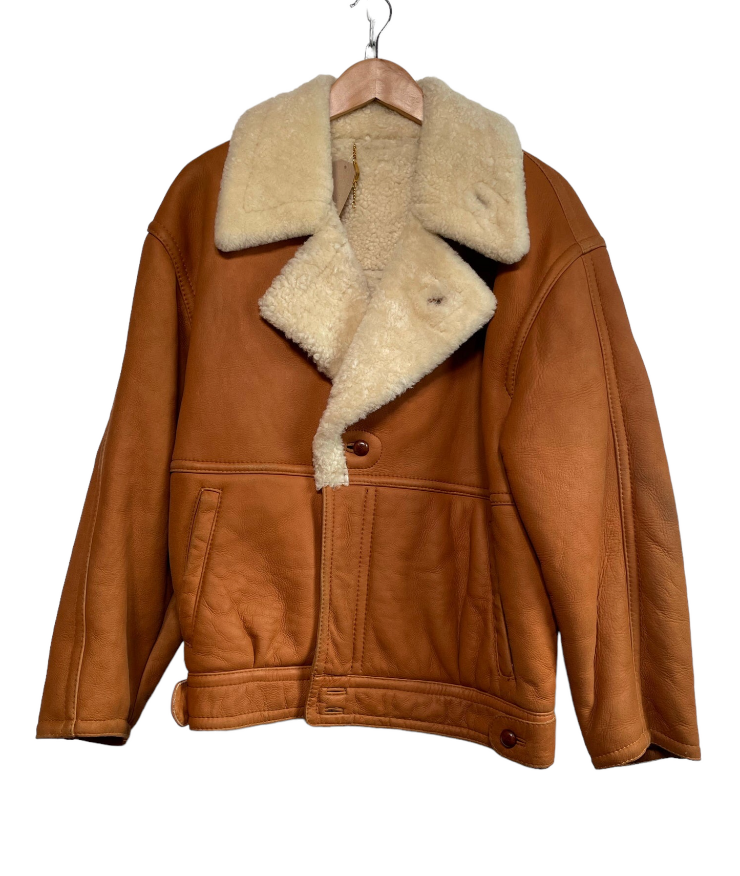 Brecos Mens Flying Shearling Jacket (Size M)