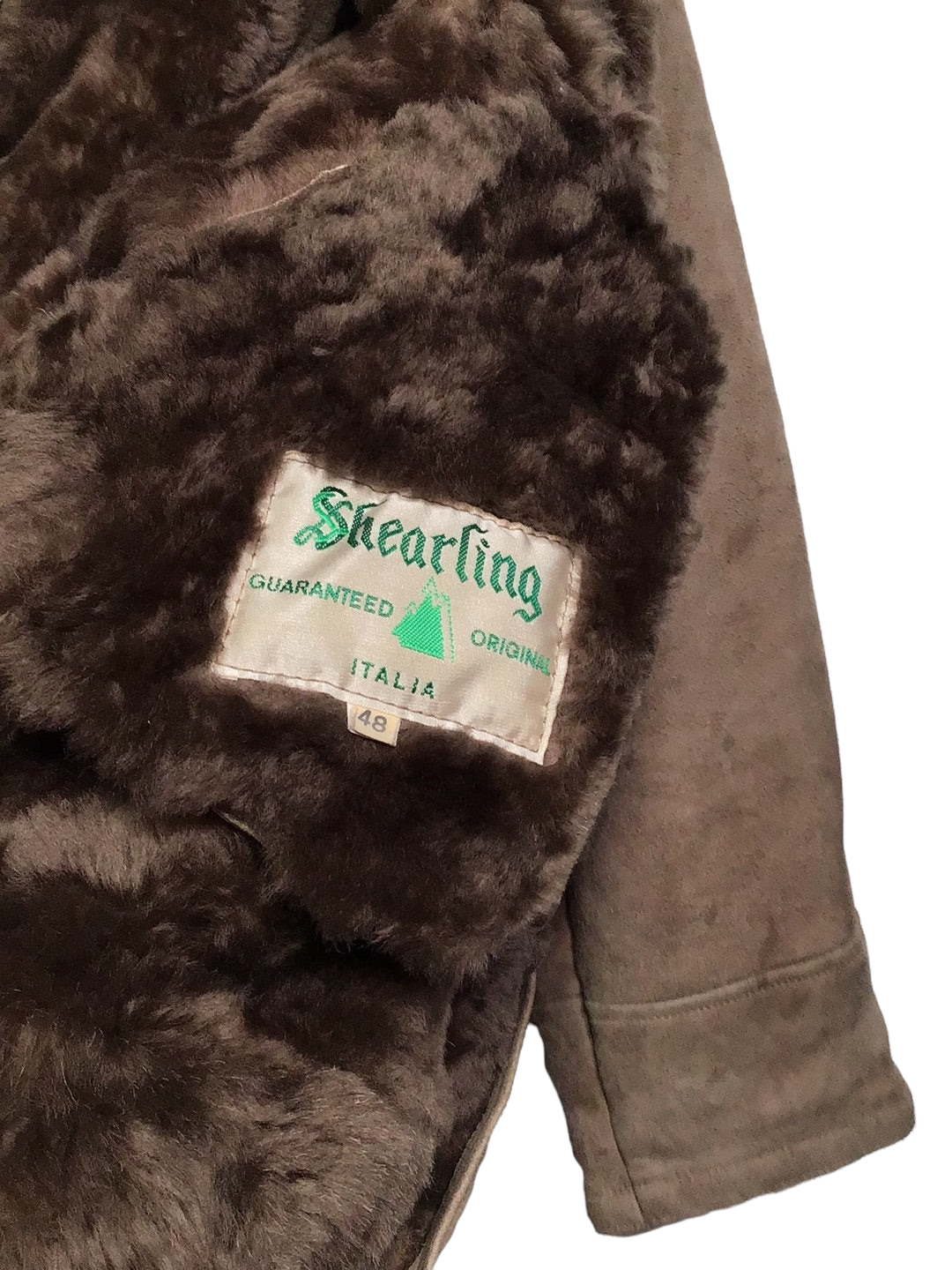Suede And Shearling Jacket (Size M)