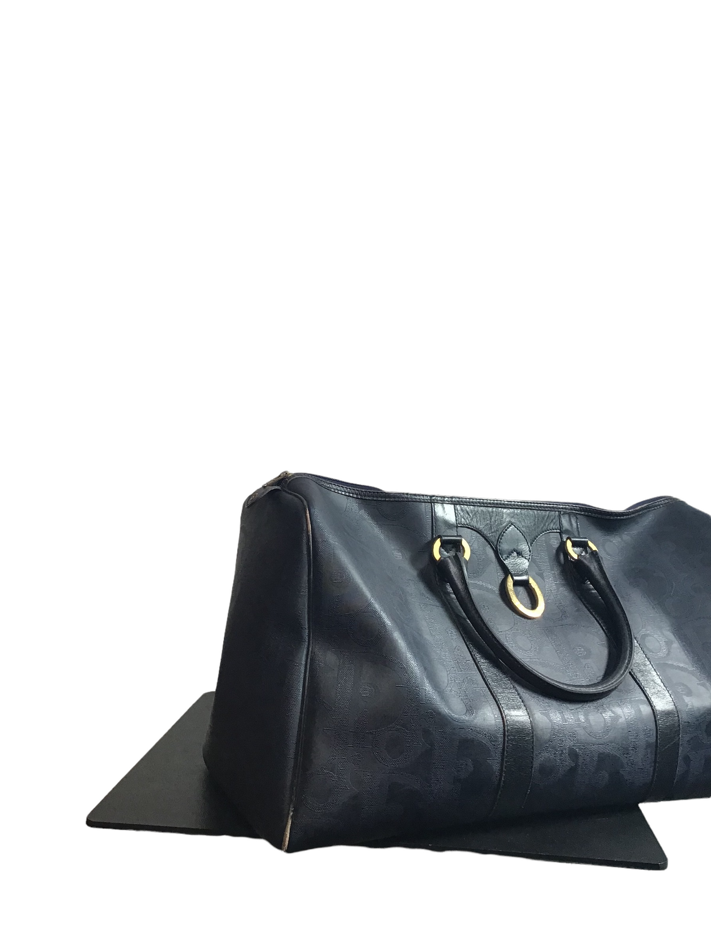 Christian Dior Navy Trotter Duffle Bag