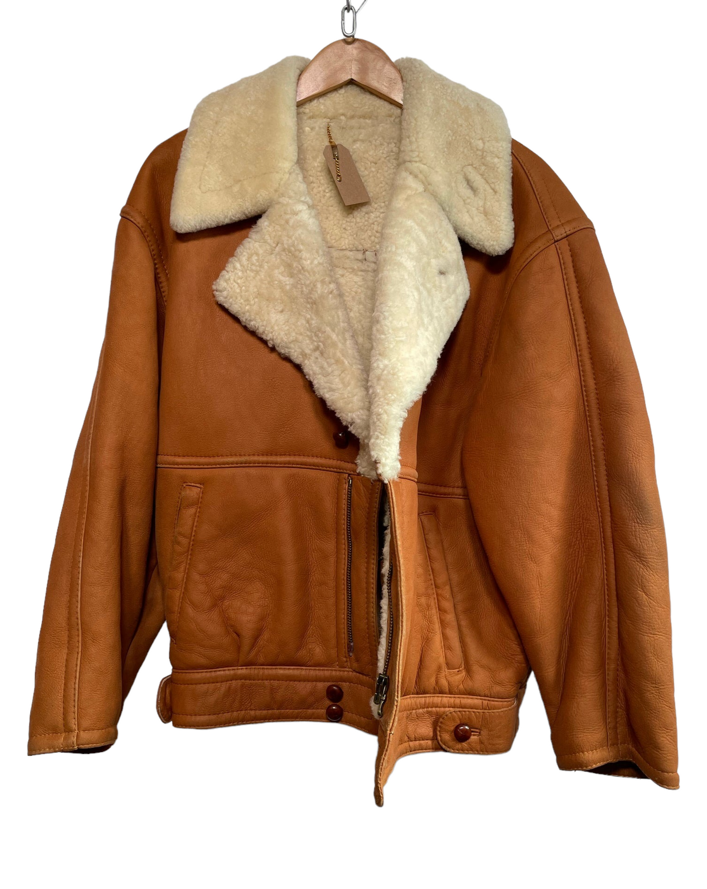 Brecos Mens Flying Shearling Jacket (Size M)